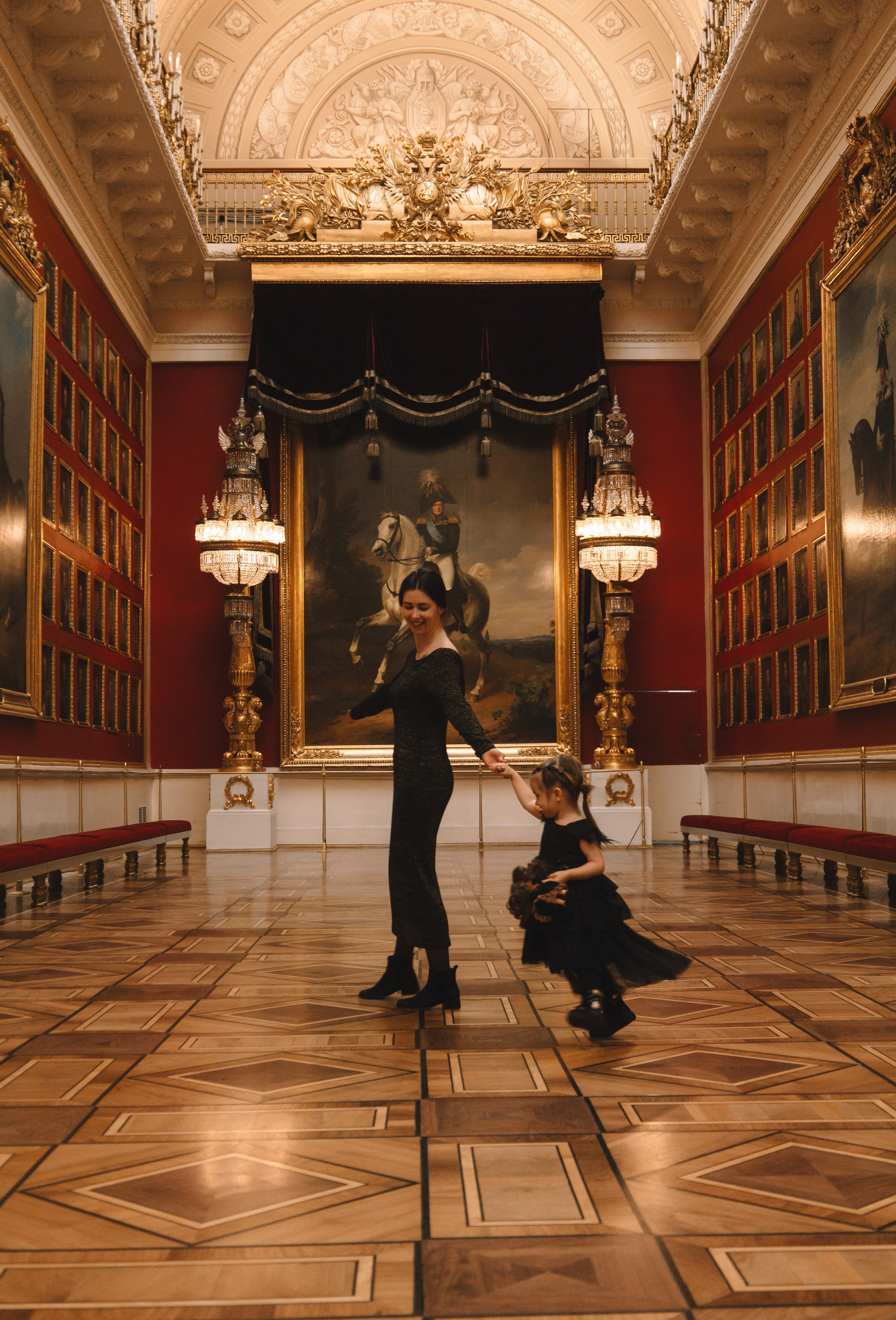 Есения в Эрмитаже