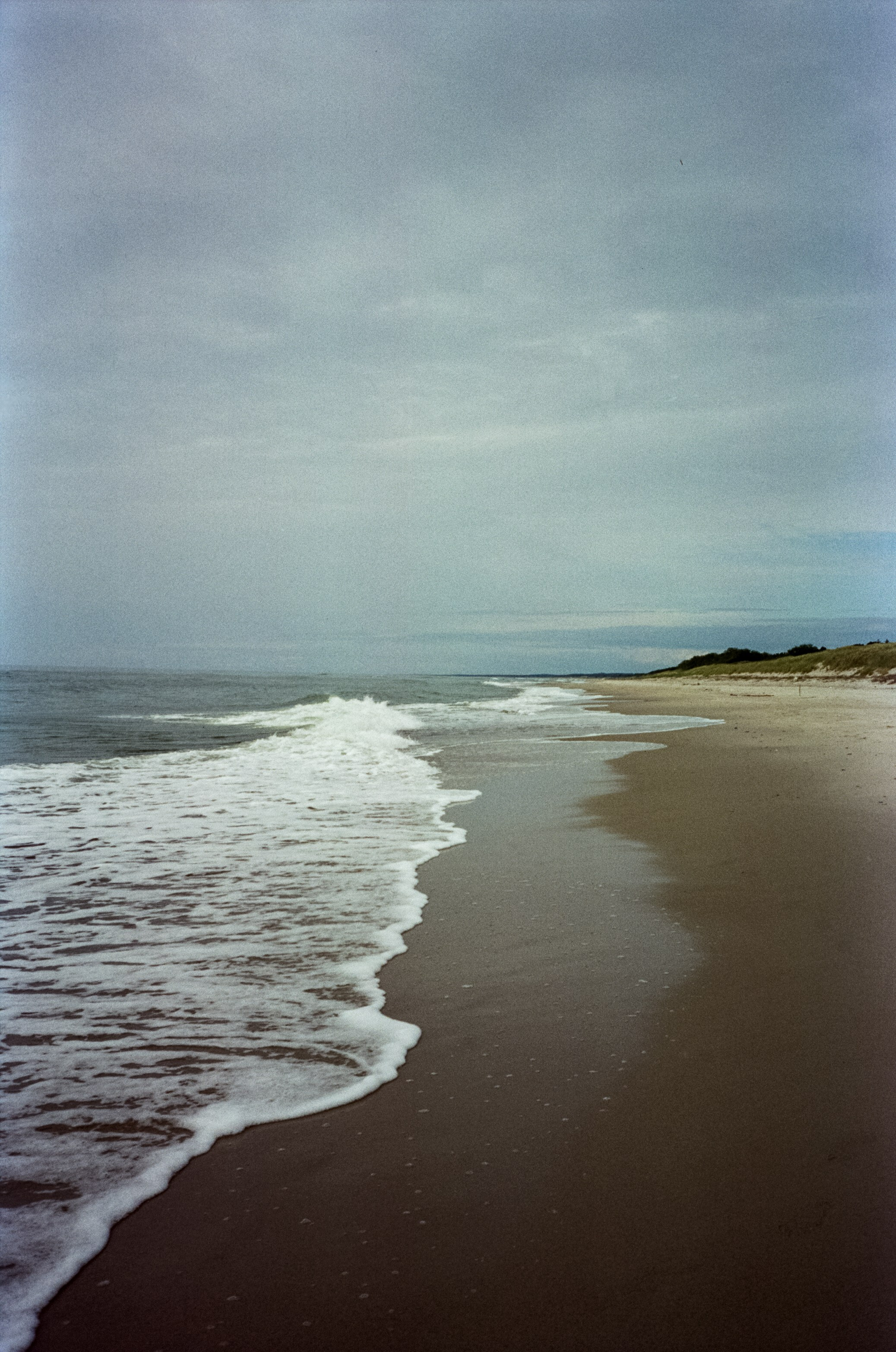 Море и дюны. Куршская коса рядом с высотой Эфа. Фотограф-документалист Мария Осокина