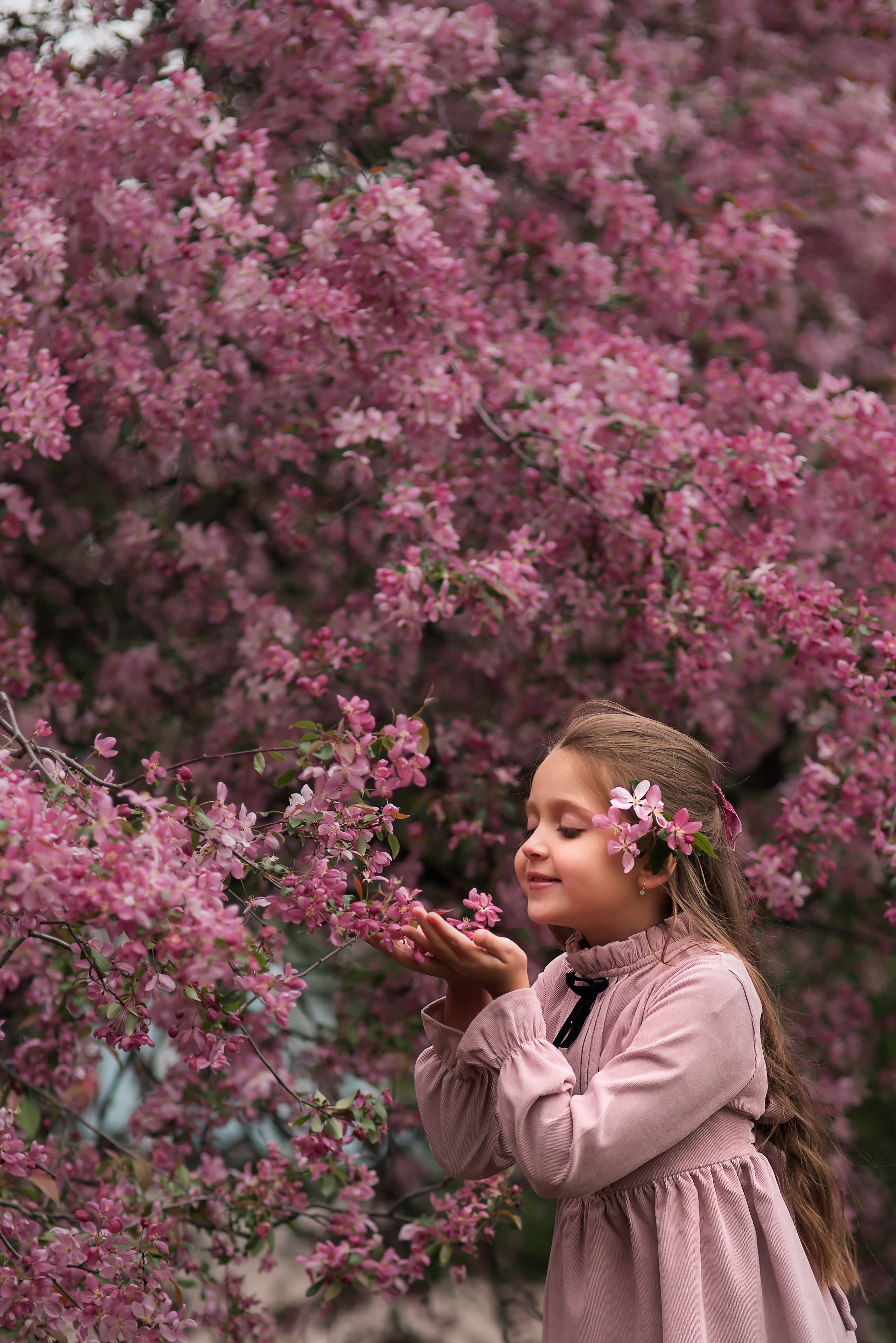 Фотосессия в цветении. Семейный и женский фотограф в Москве Ирина Романова