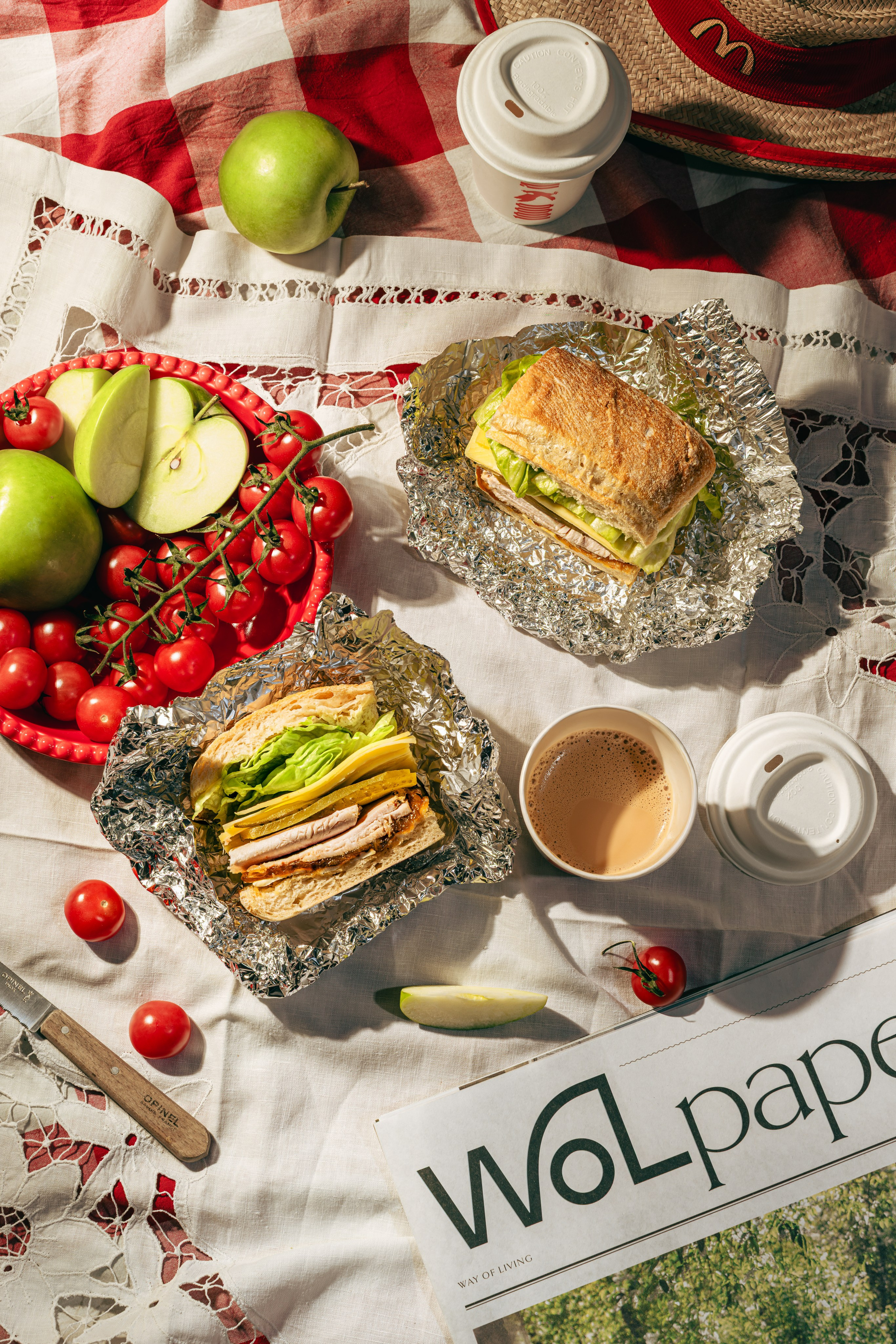 Vintage styled picnic & coffee. Foodie Stories (гастрономические истории) рекламная фуд-фотосъёмка, Москва