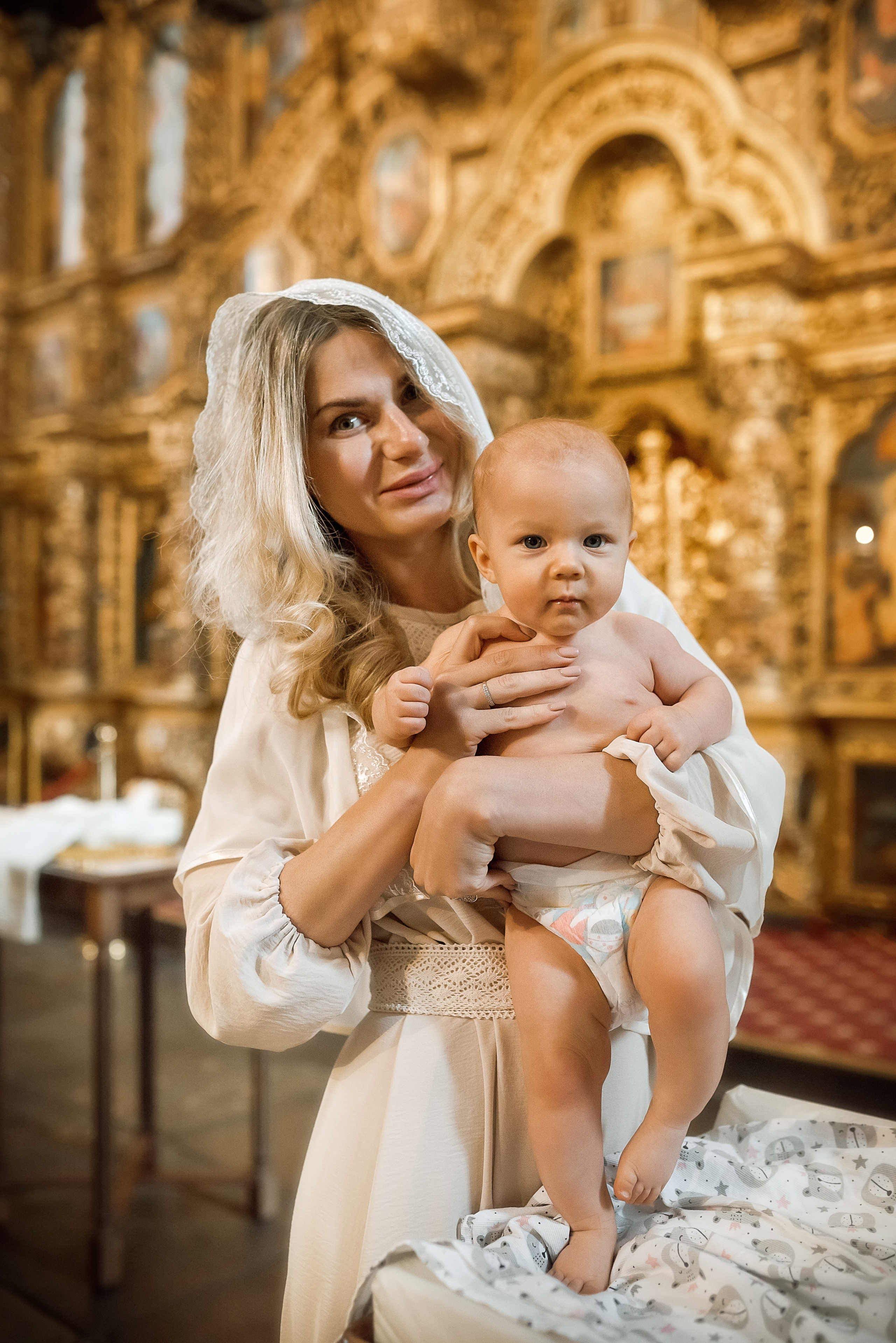 Крещение Софии в Воскресенском соборе. Семейный фотограф в Ростове-на-Дону Татьяна Литвинова