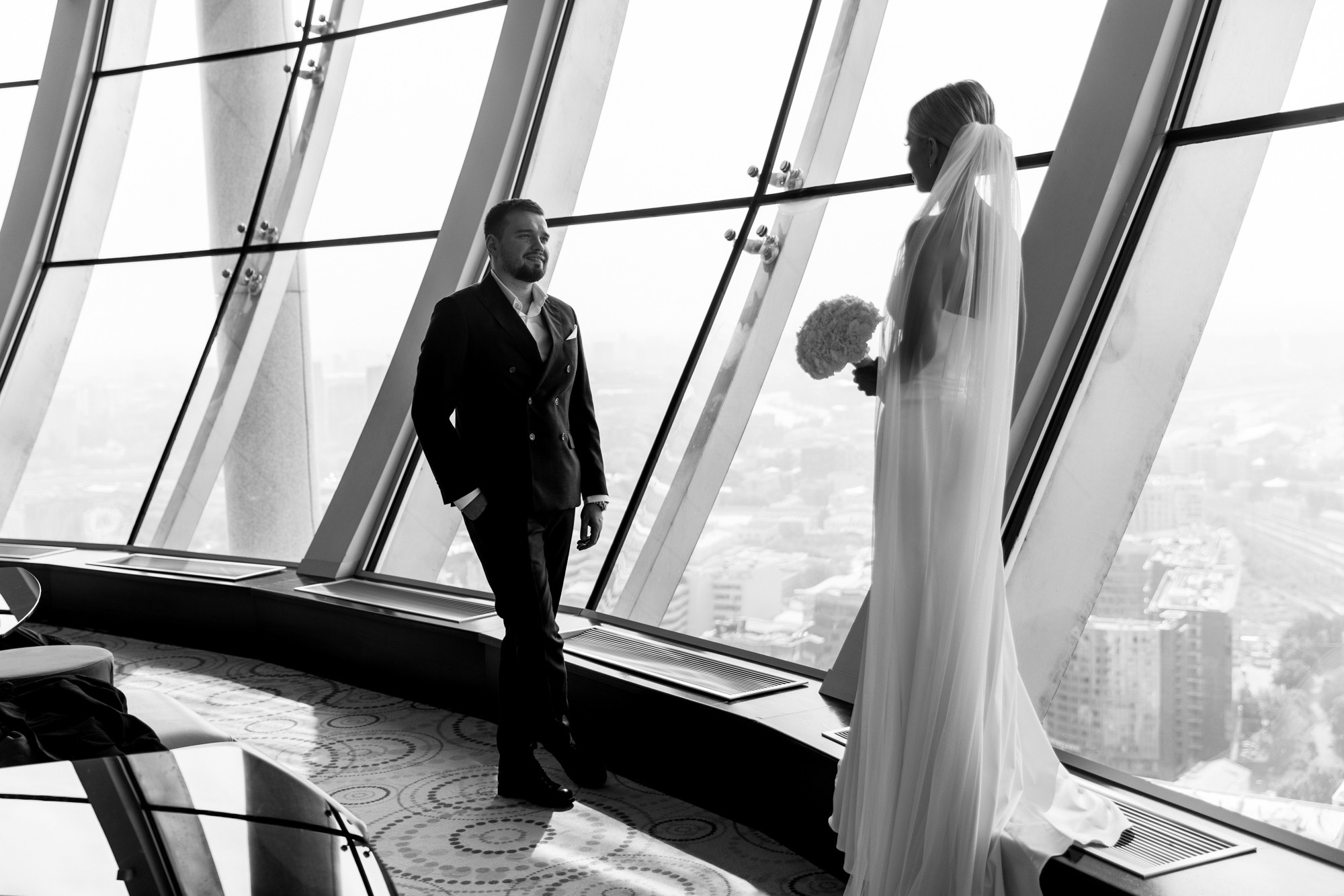 В облаках. Свадебный фотограф москва