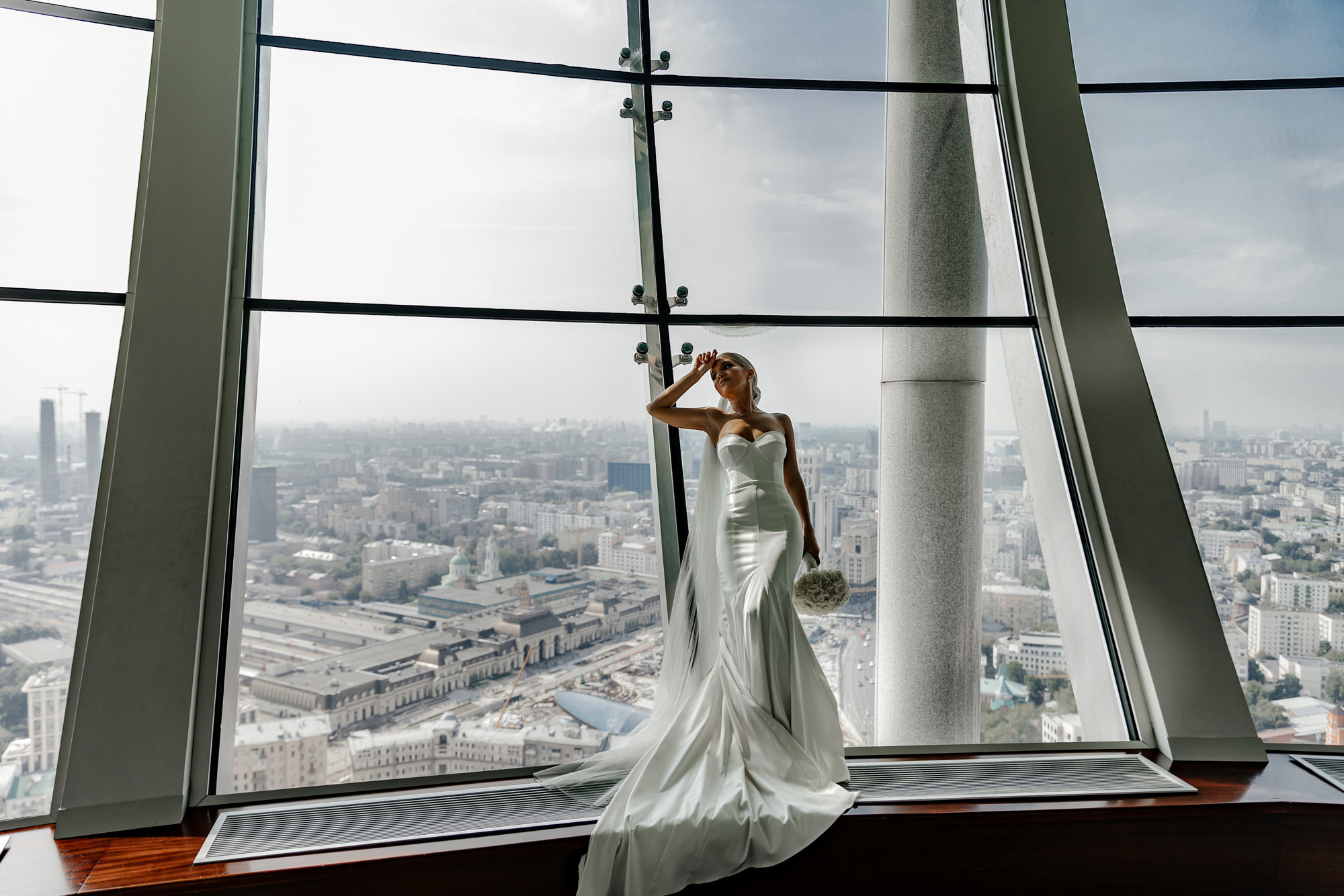 В облаках. Свадебный фотограф москва