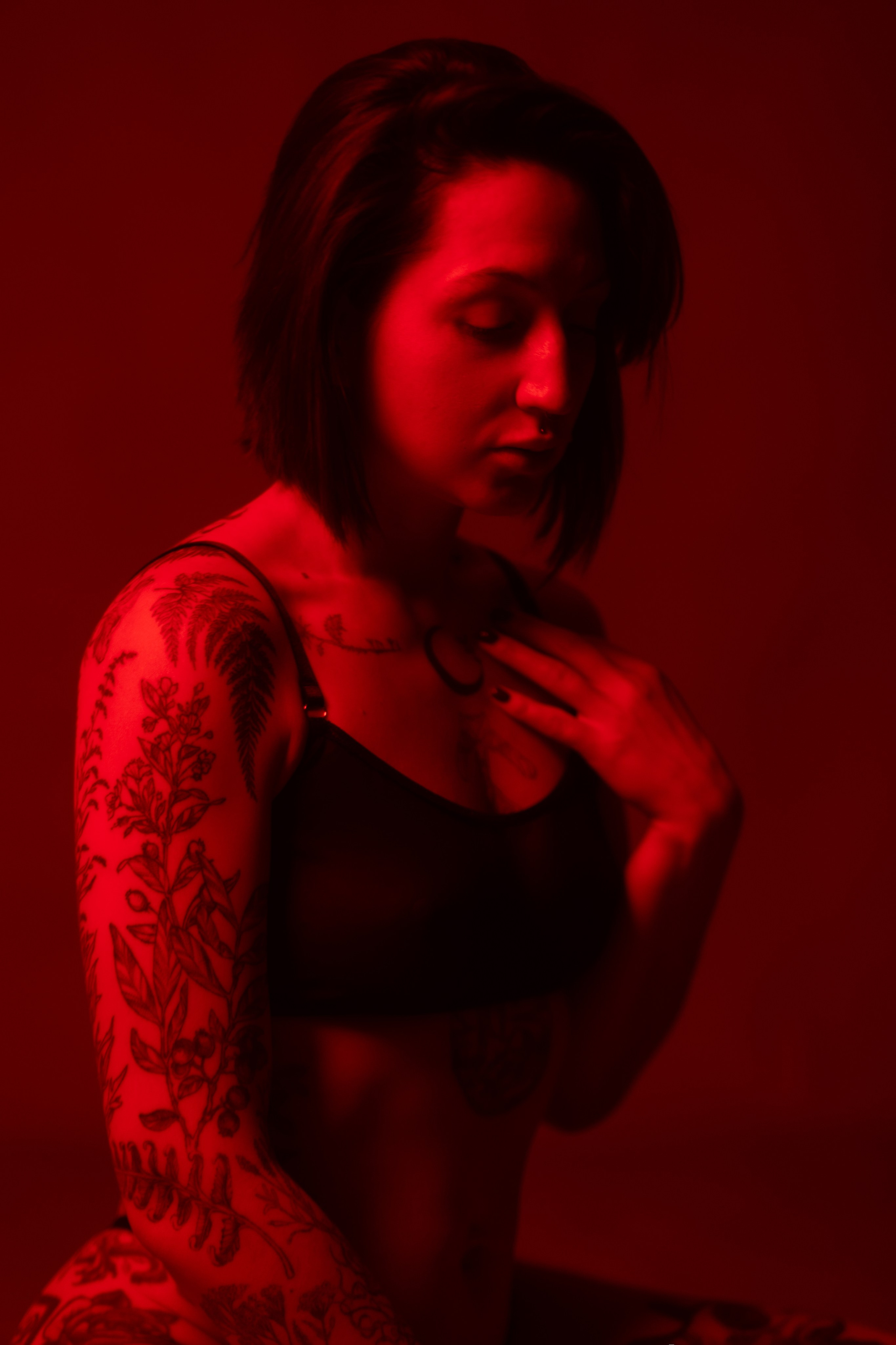 Красное настроение Алексы. Фотограф Коробова Екатерина