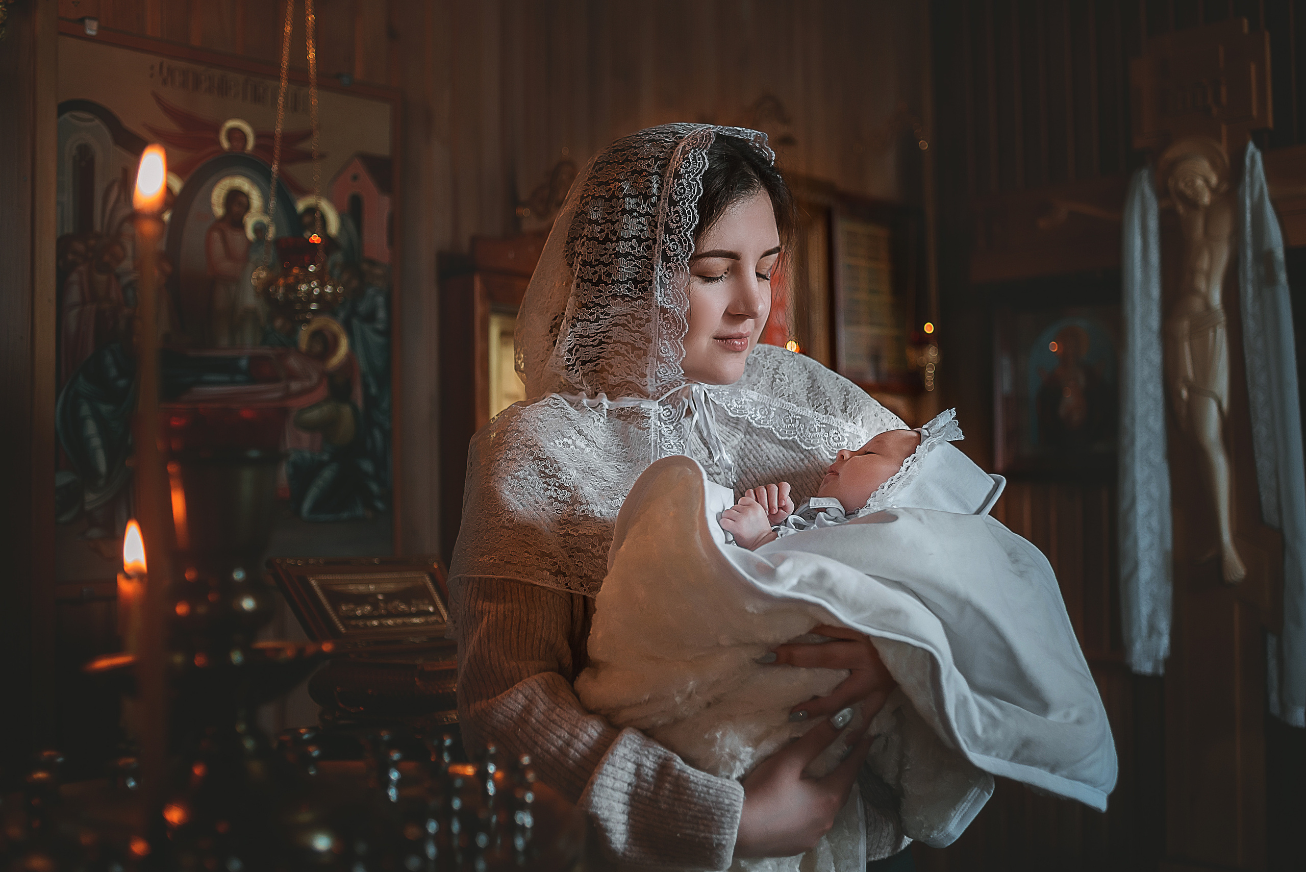 Таинство крещения. Фотограф в Тольятти и Самарской области Лариса Фомина