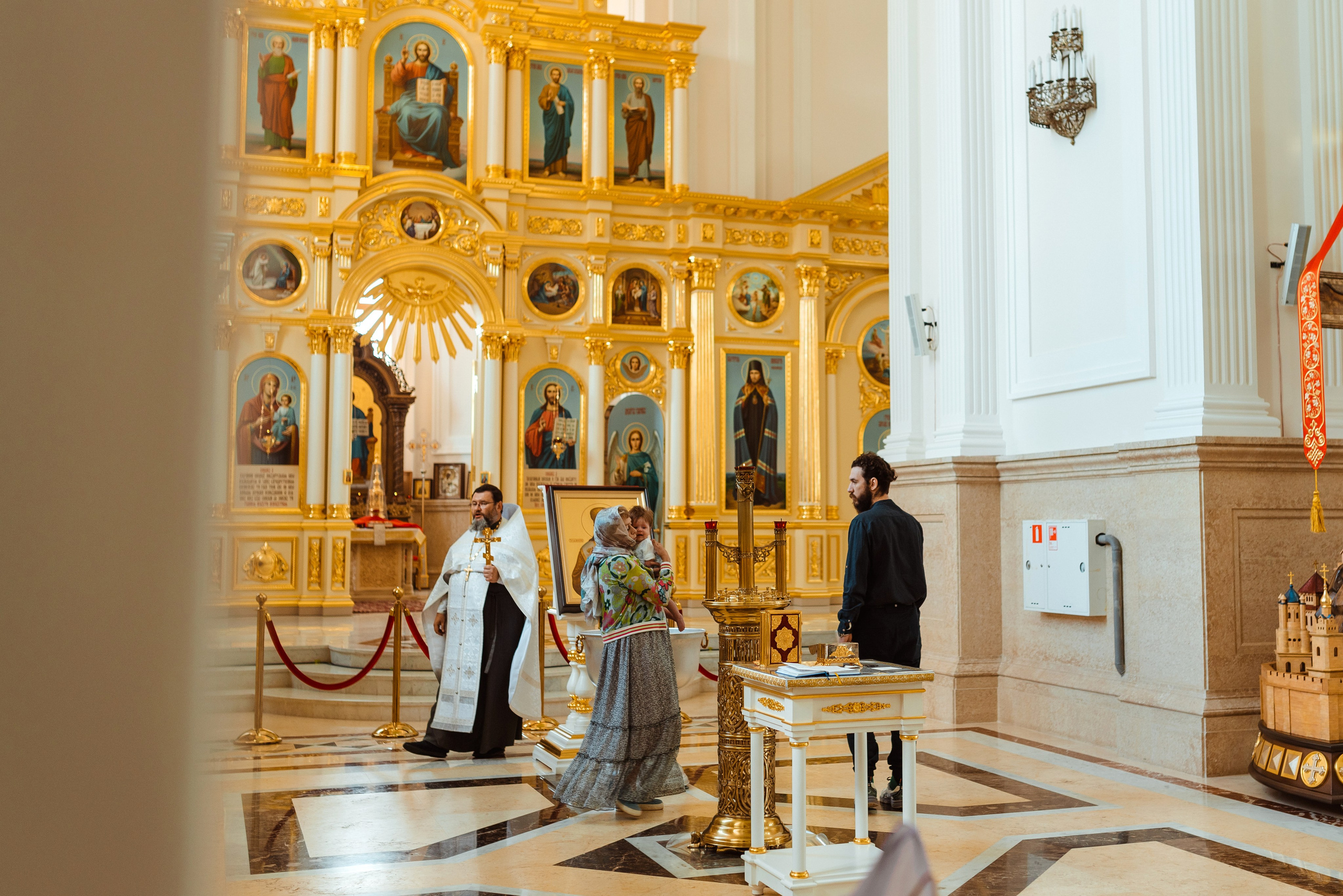 Крещение Сони. Спасский кафедральный собор. Свадебный и семейный Фотограф в Пензе Татьяна Лапоногова