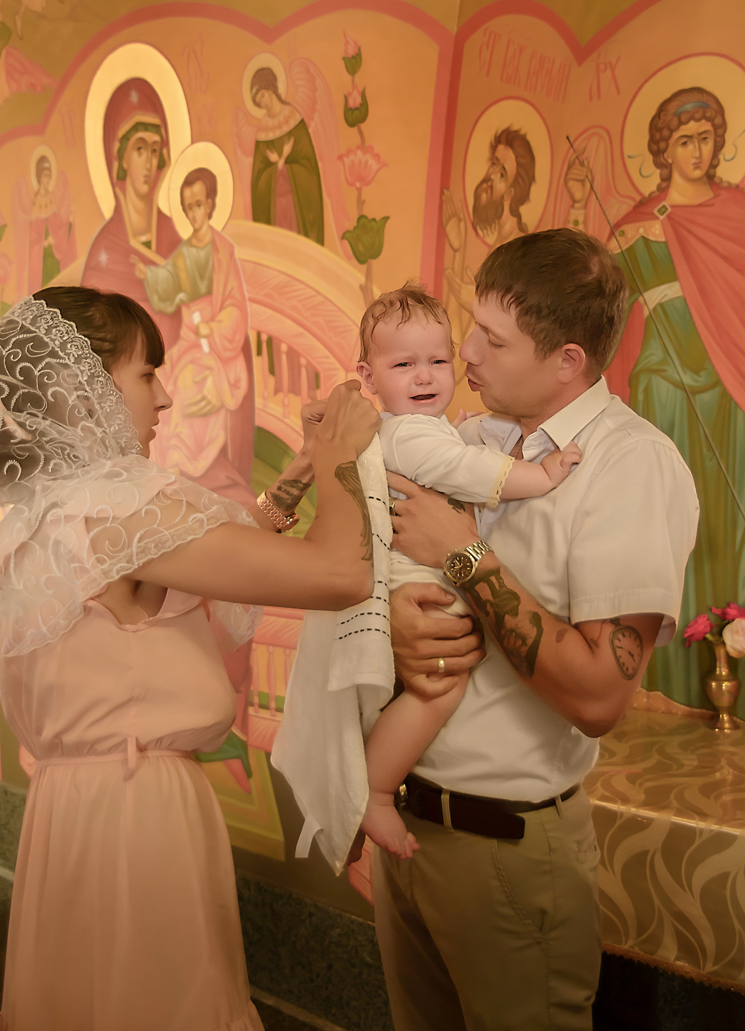 Крещение Савелия. Свадебный и семейный фотограф в Москве Лариса Нечитайло