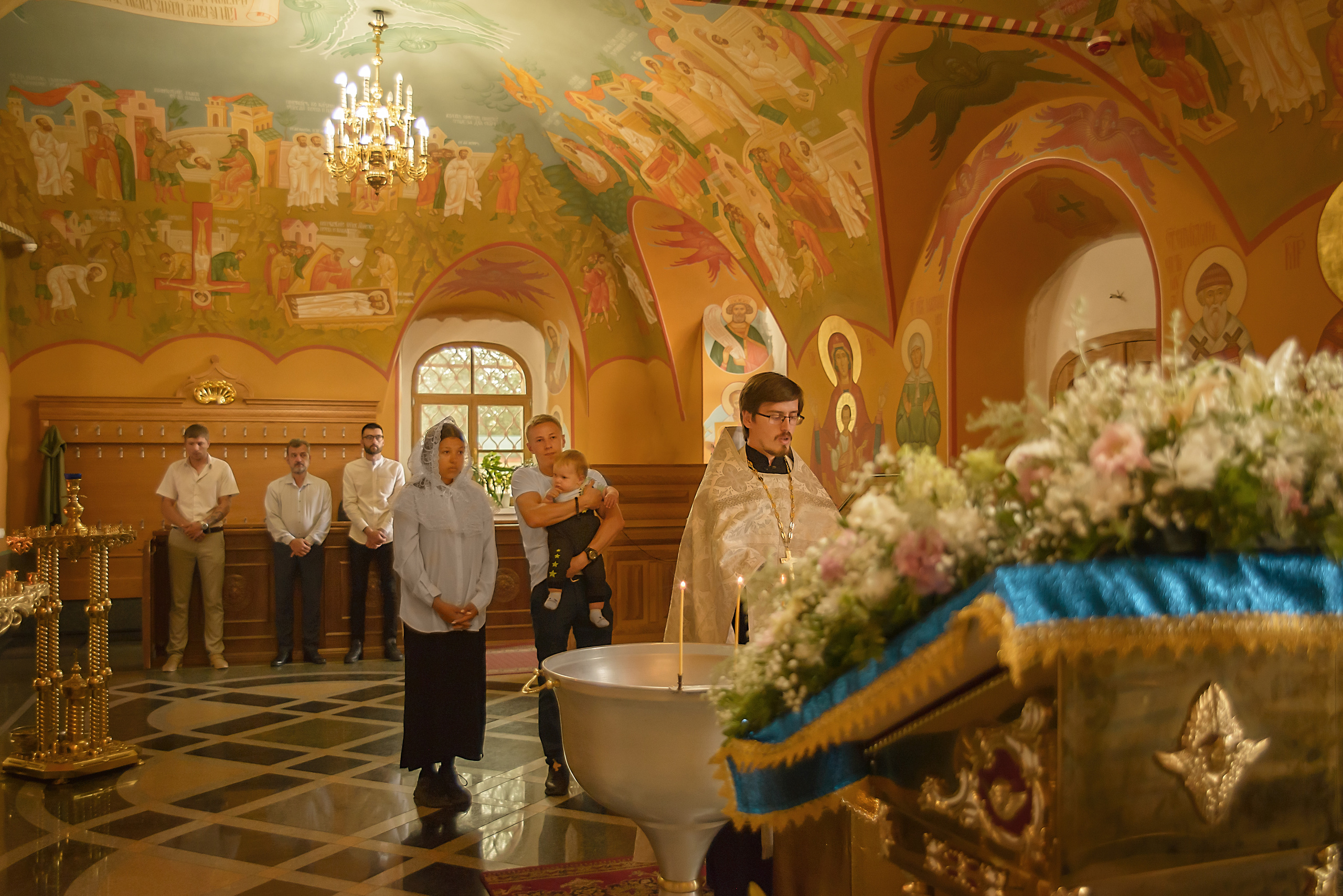 Крещение Савелия. Свадебный и семейный фотограф в Москве Лариса Нечитайло