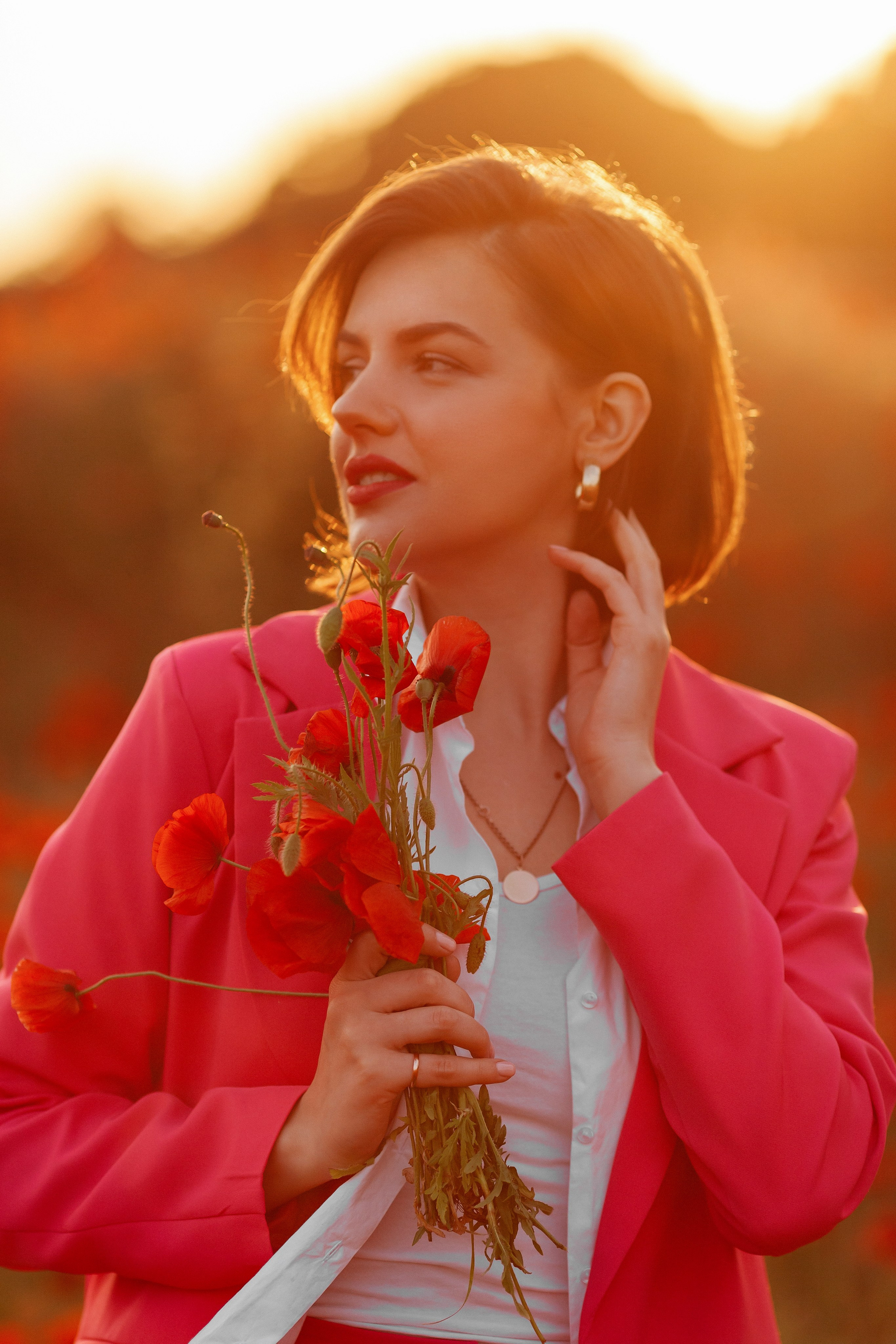 Летняя фотосессия в полях КМВ. Фотограф Ставрополь Пятигорск Елизавета Дарина