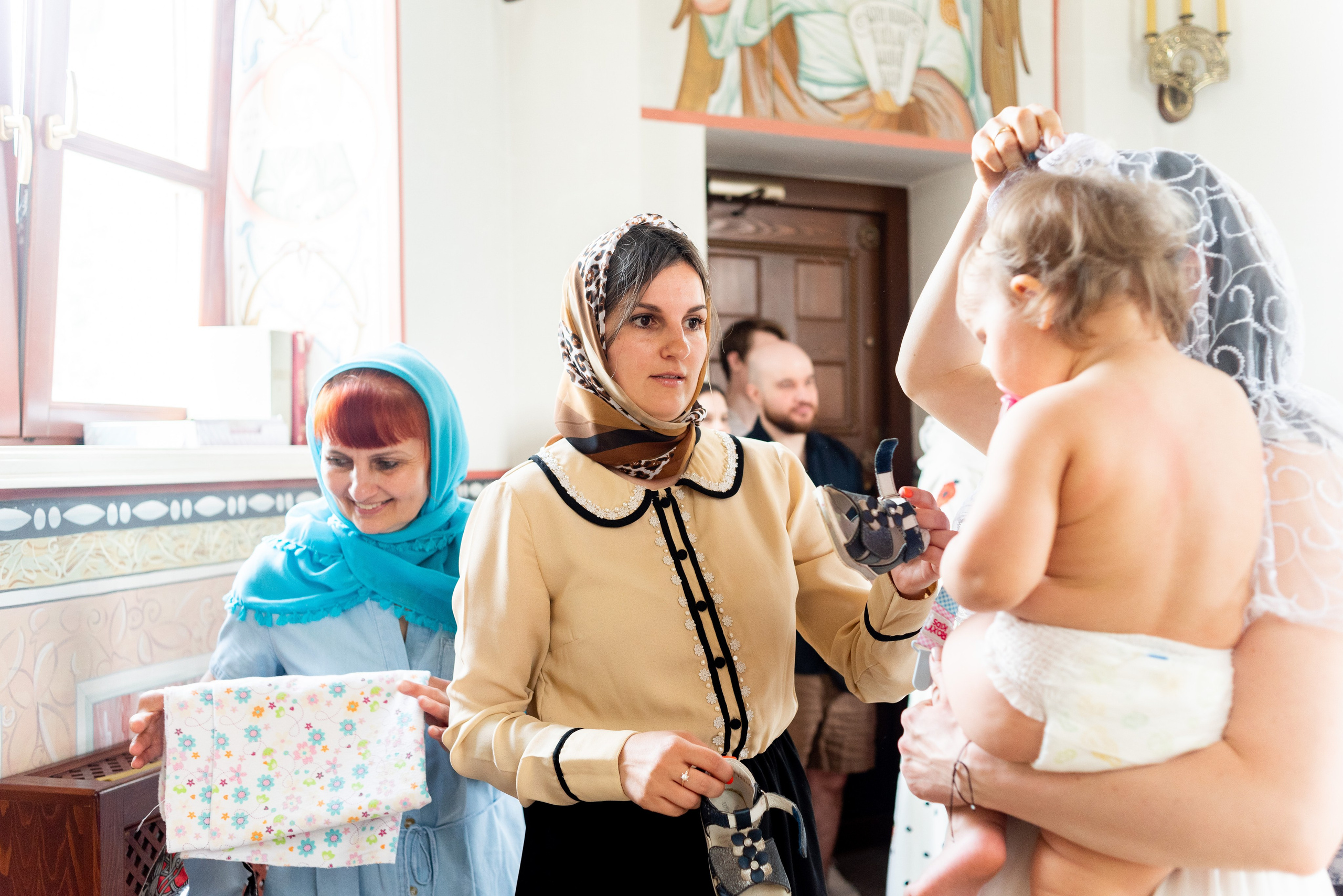 Крещение Ники. Фотограф Юлия Попова