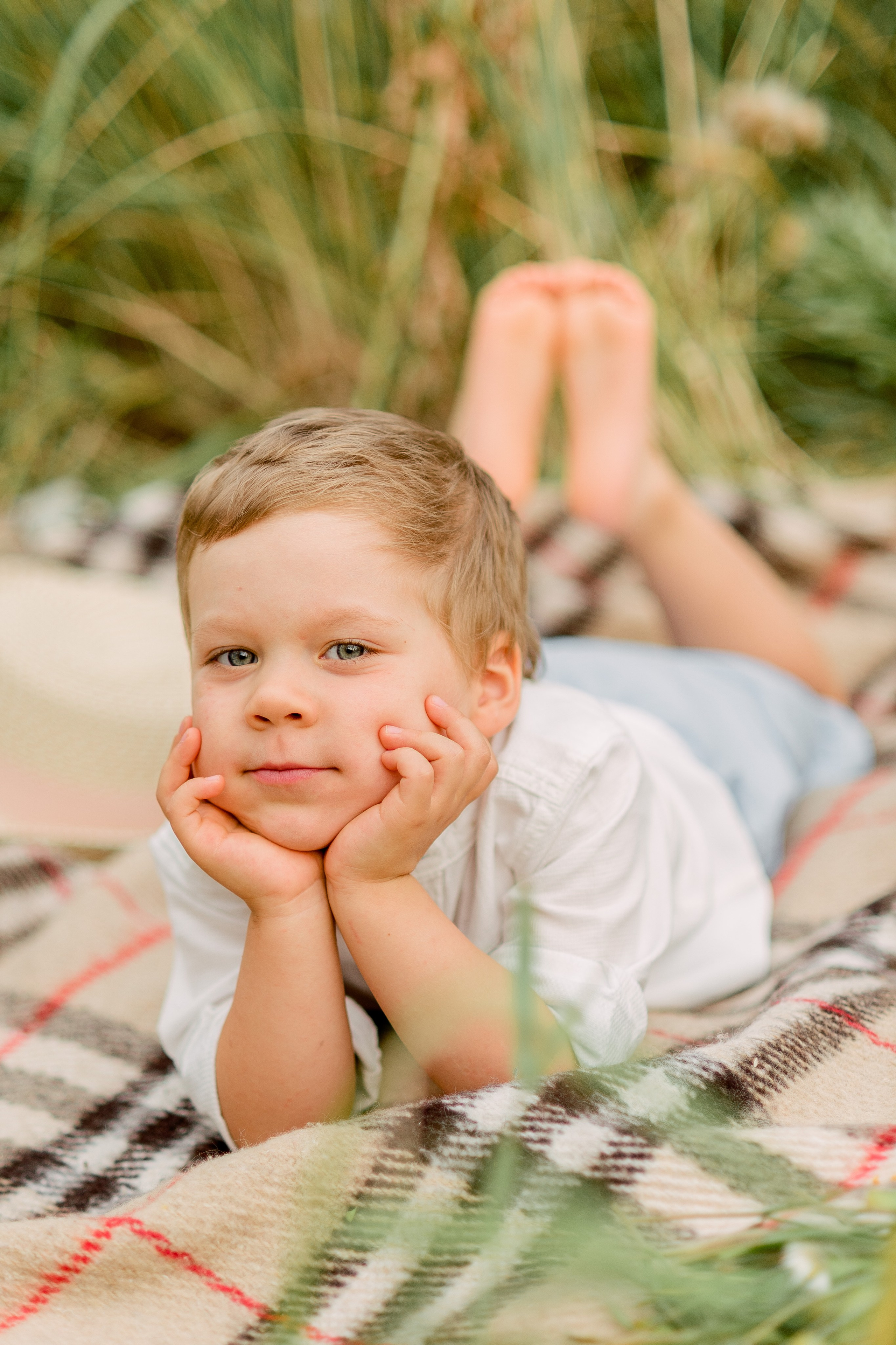 В поле. Фотограф Юлия Попова