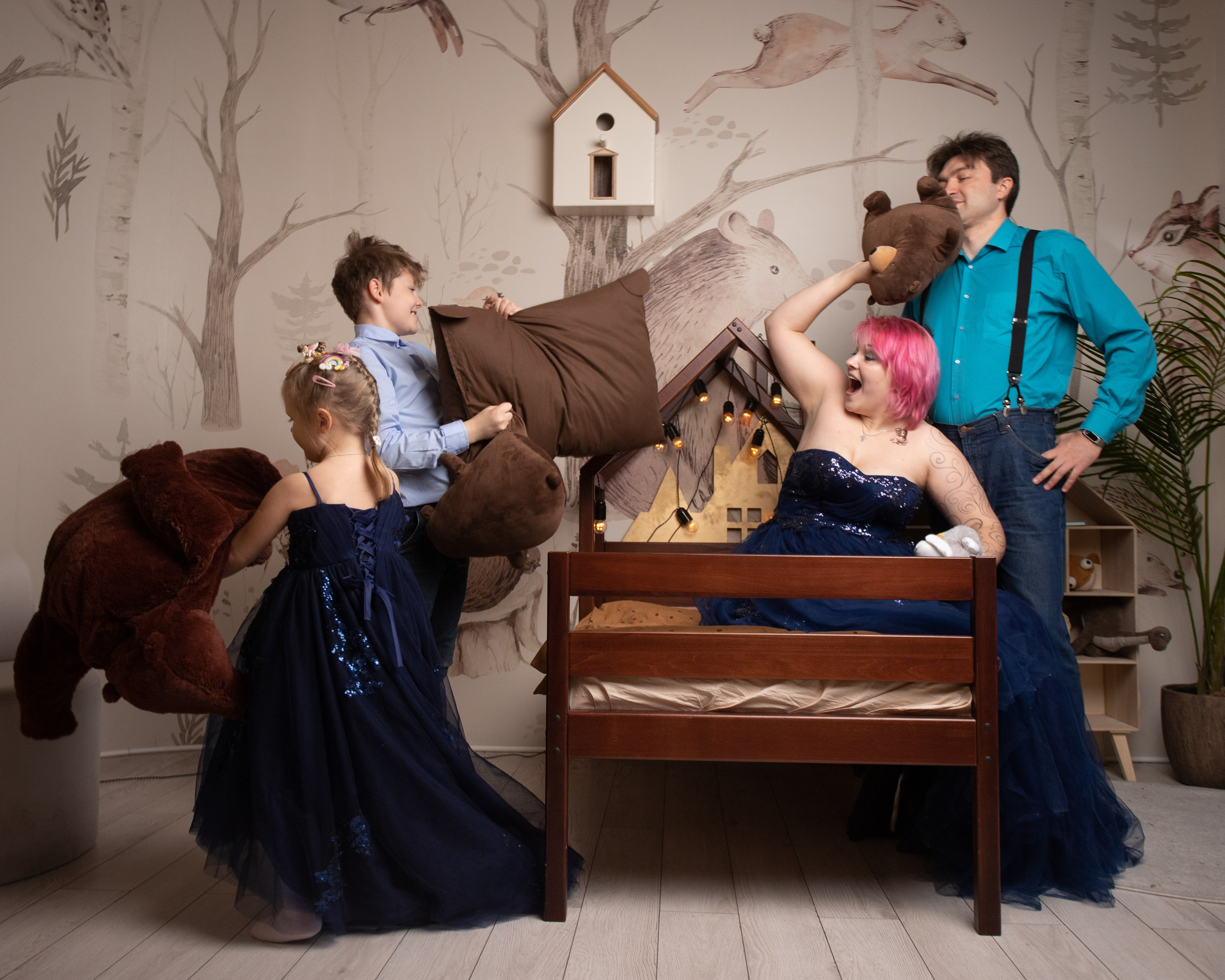 Фотосессии Быковых. Необычные портретные фотосессии под ключ в Москве