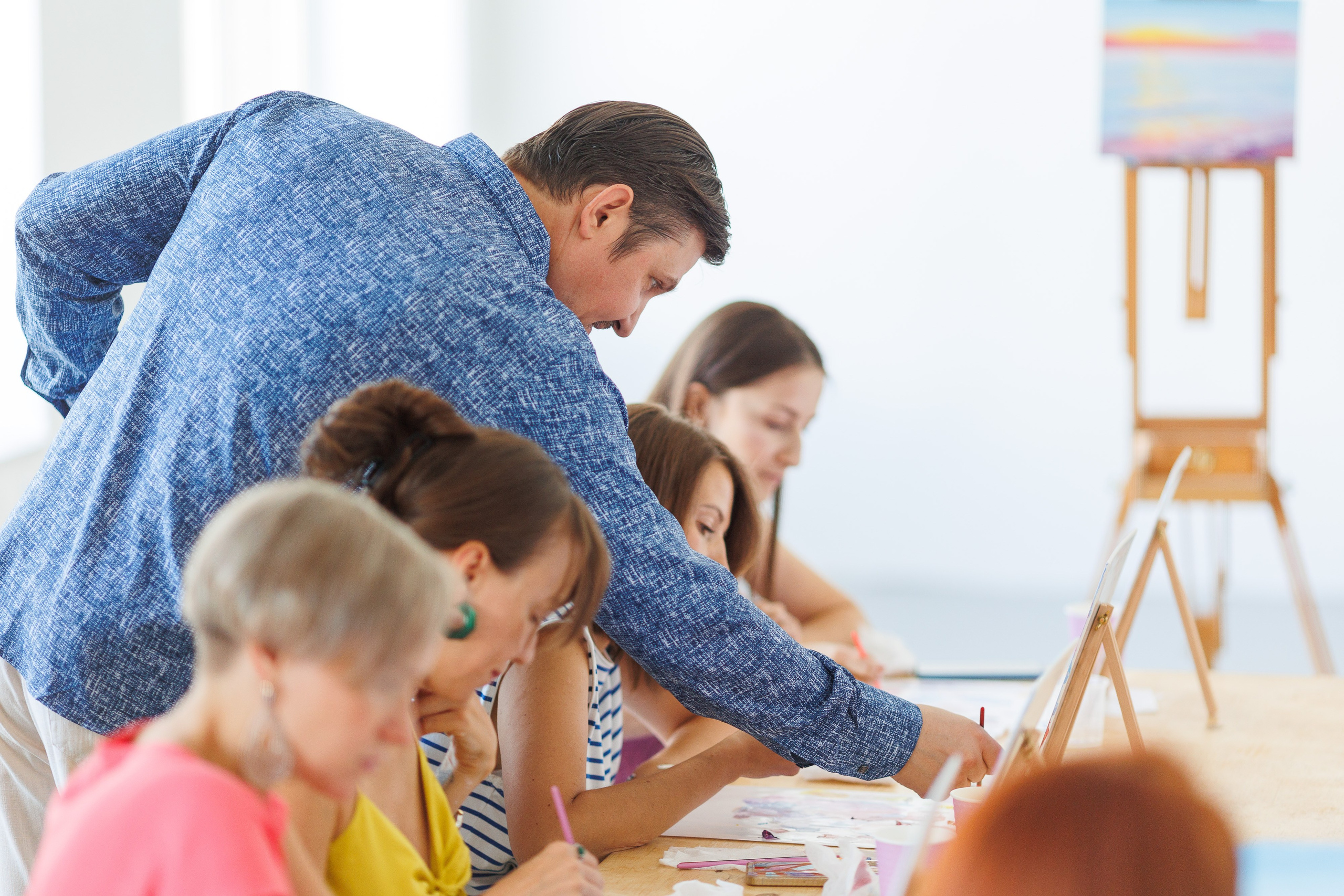 Девичник. МК по живописи. Фотограф Шейдаев Эмин г. Волгоград