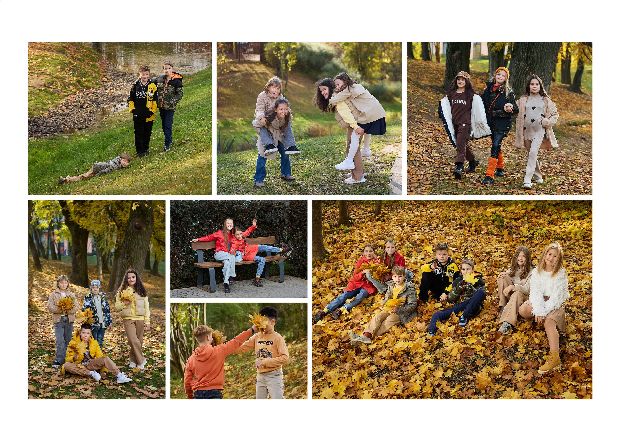 Большой выпускной альбом для дружного класса. Школьный фотограф Сергей Беликов