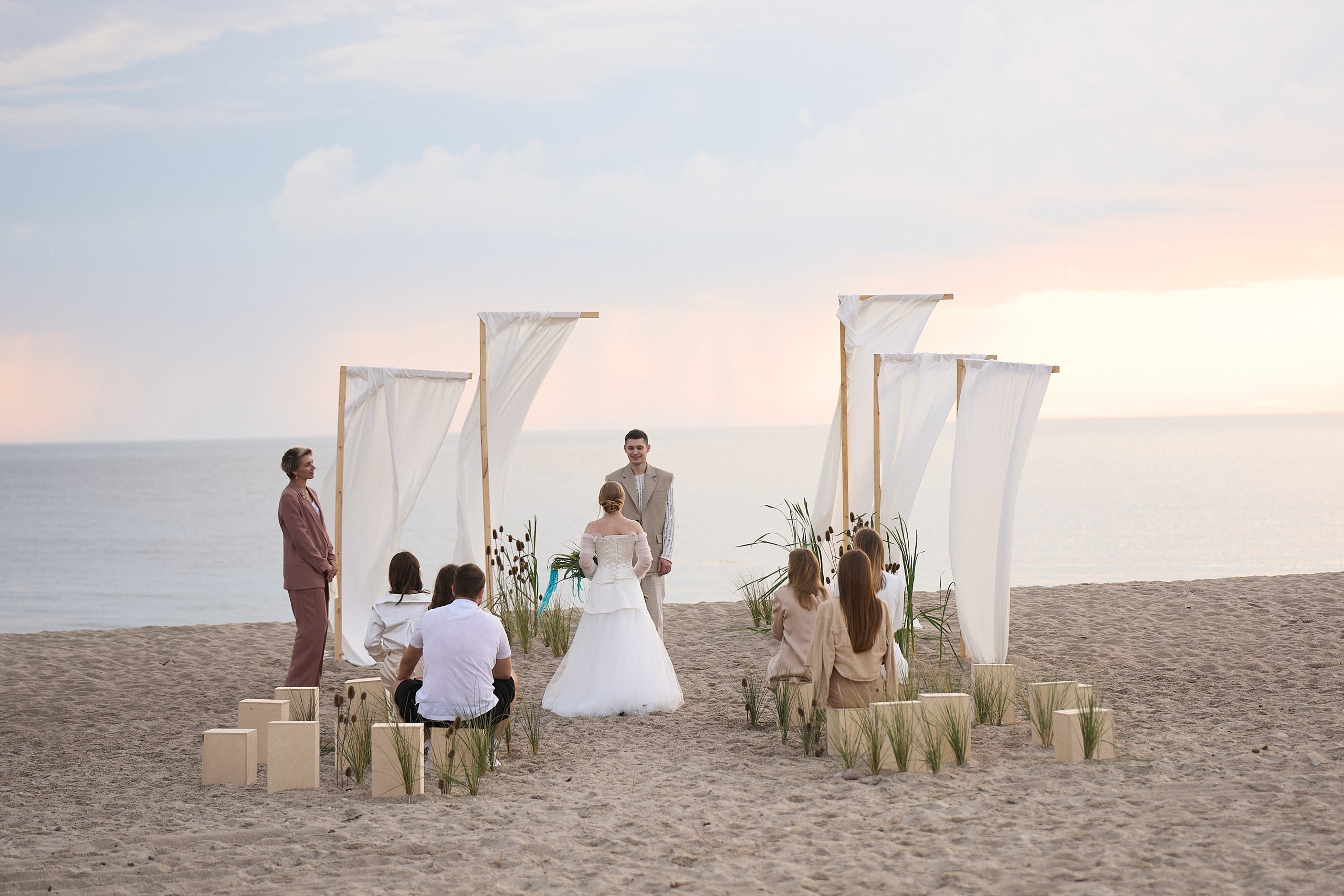 Янтарная свадьба. Калининград. Оформление свадеб, декор свадеб Вера Маркова, Москва