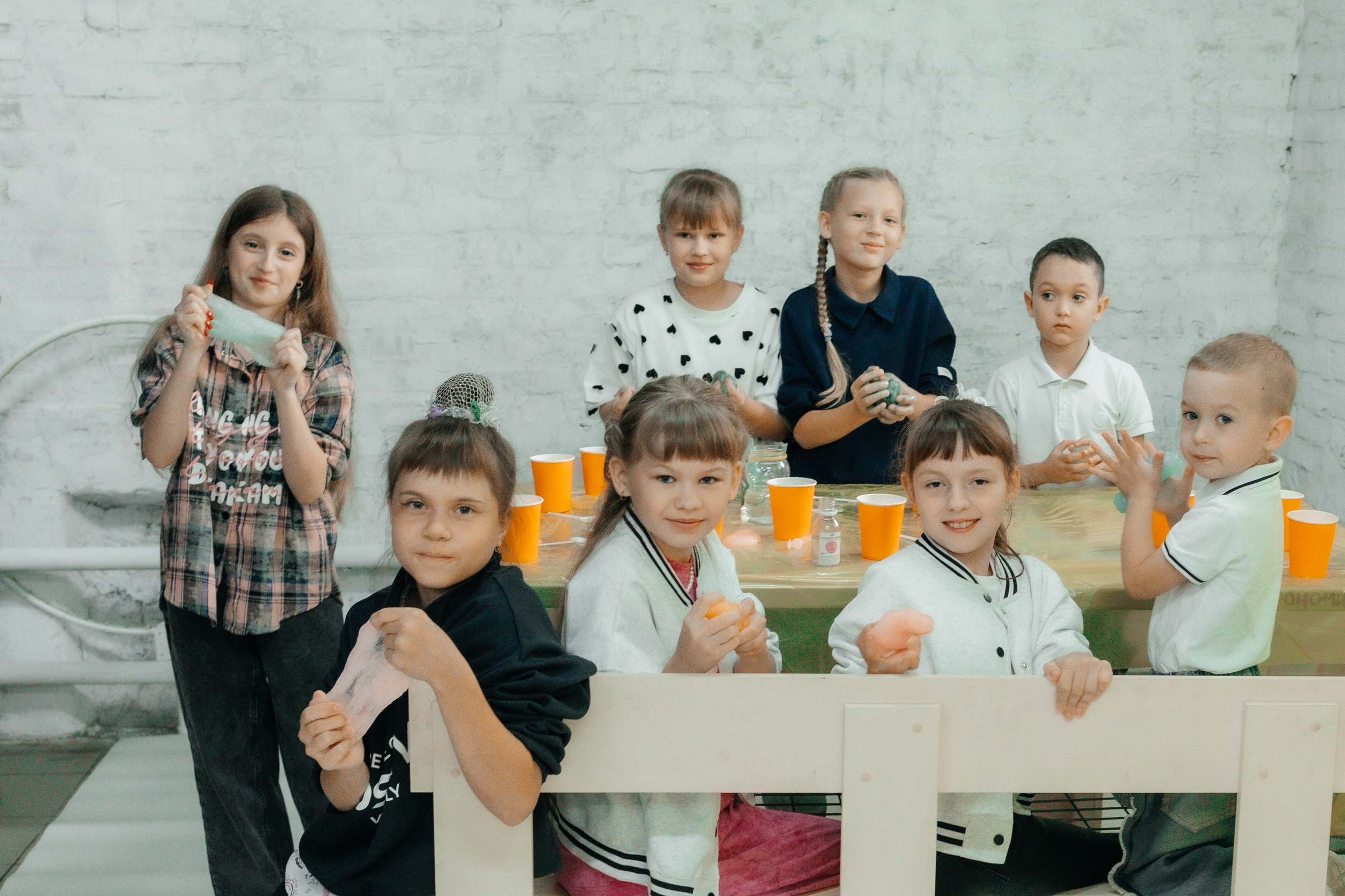 День рождение Каролины/Слайм вечеринка. Семейный и детский фотограф в Славгороде Анастасия Винс