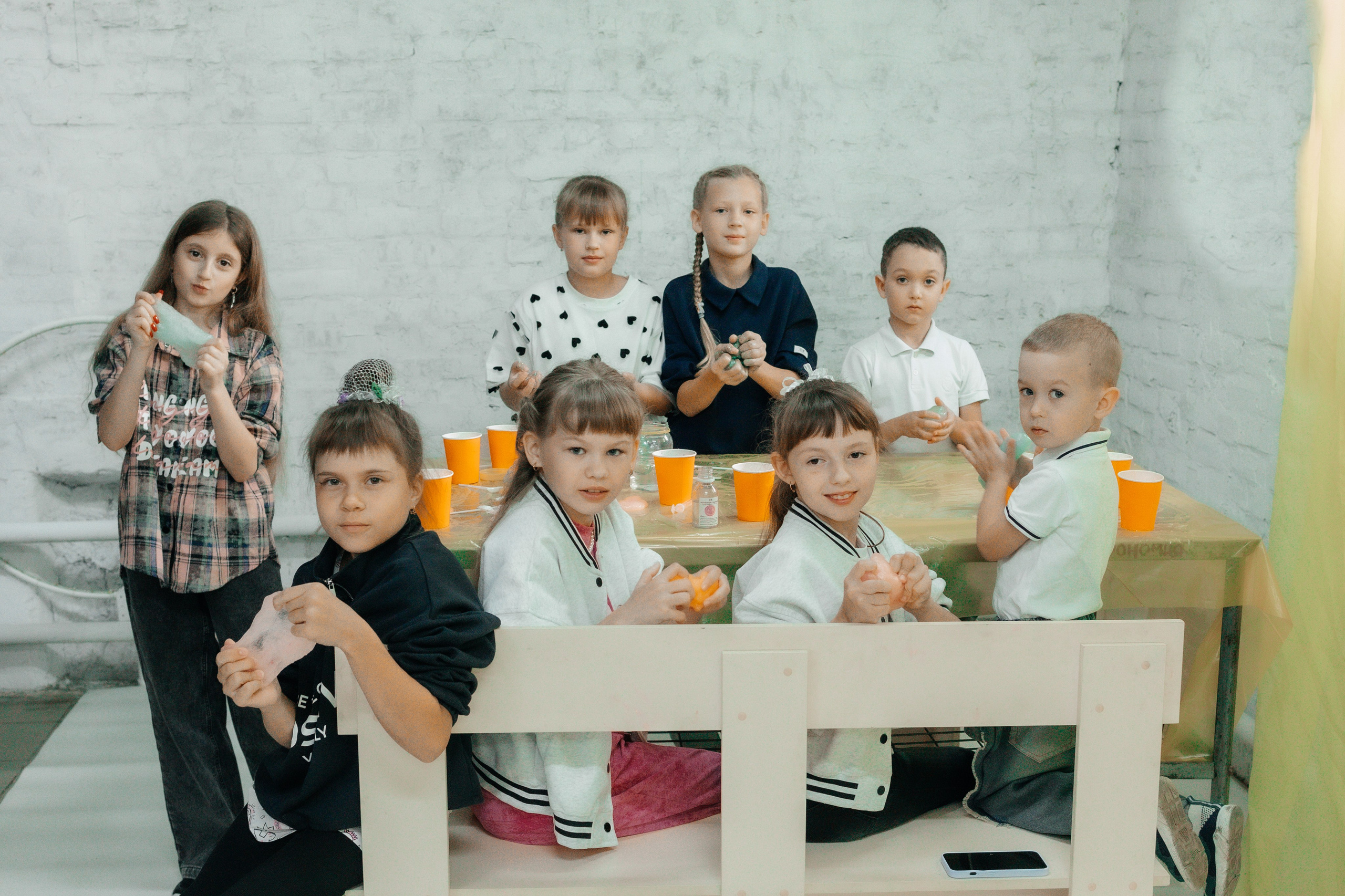 День рождение Каролины/Слайм вечеринка. Семейный и детский фотограф в Славгороде Анастасия Винс
