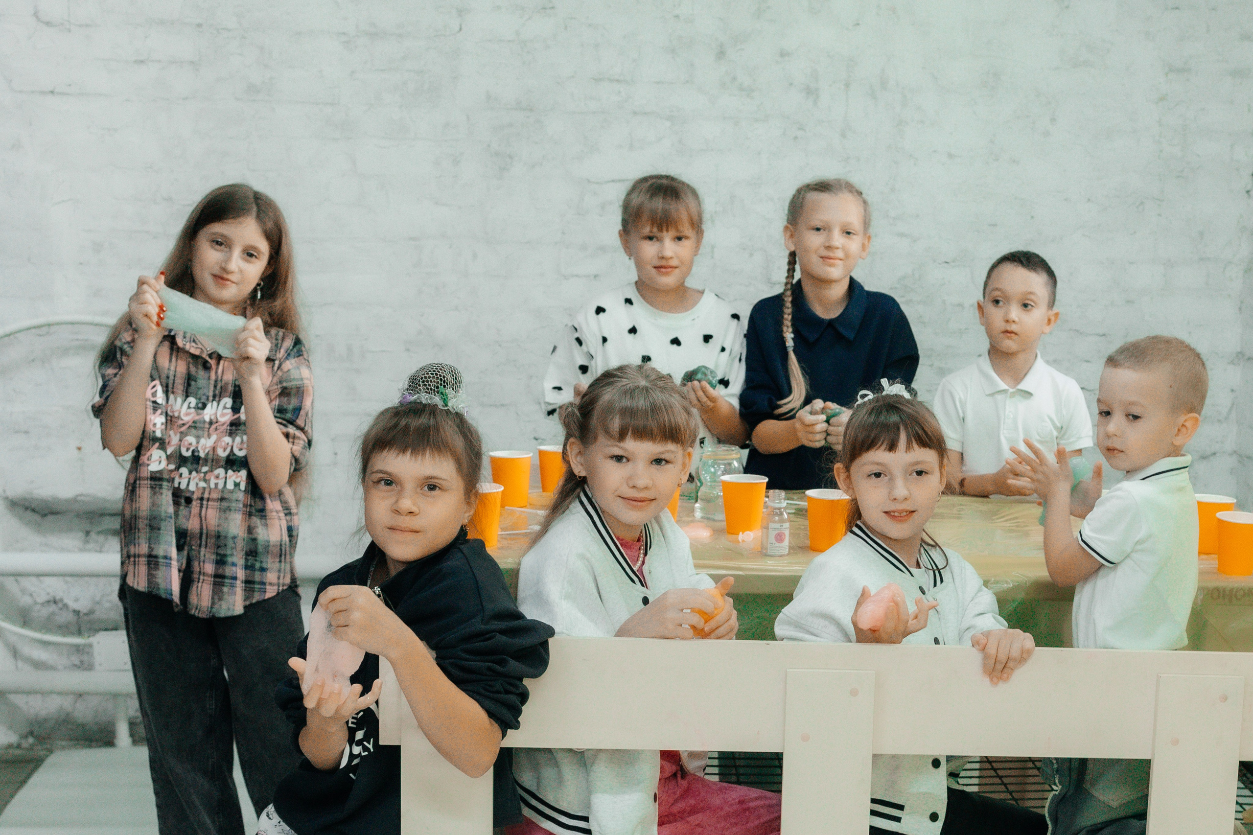День рождение Каролины/Слайм вечеринка. Семейный и детский фотограф в Славгороде Анастасия Винс