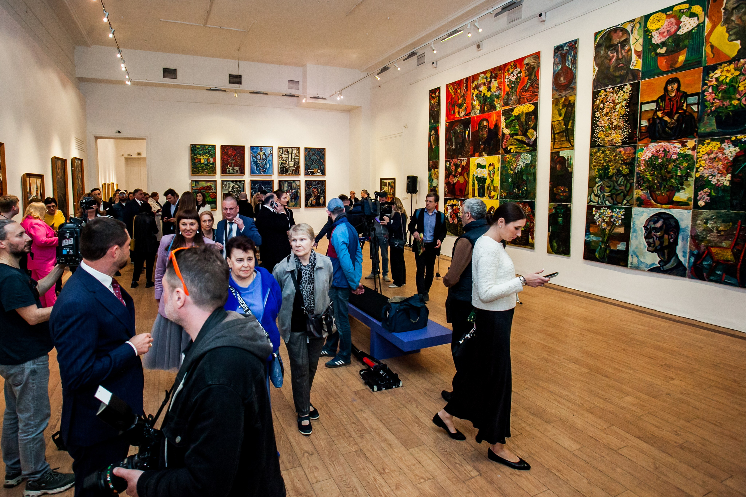 Открытие выставки Зураба Церетели. Art photographer Nino