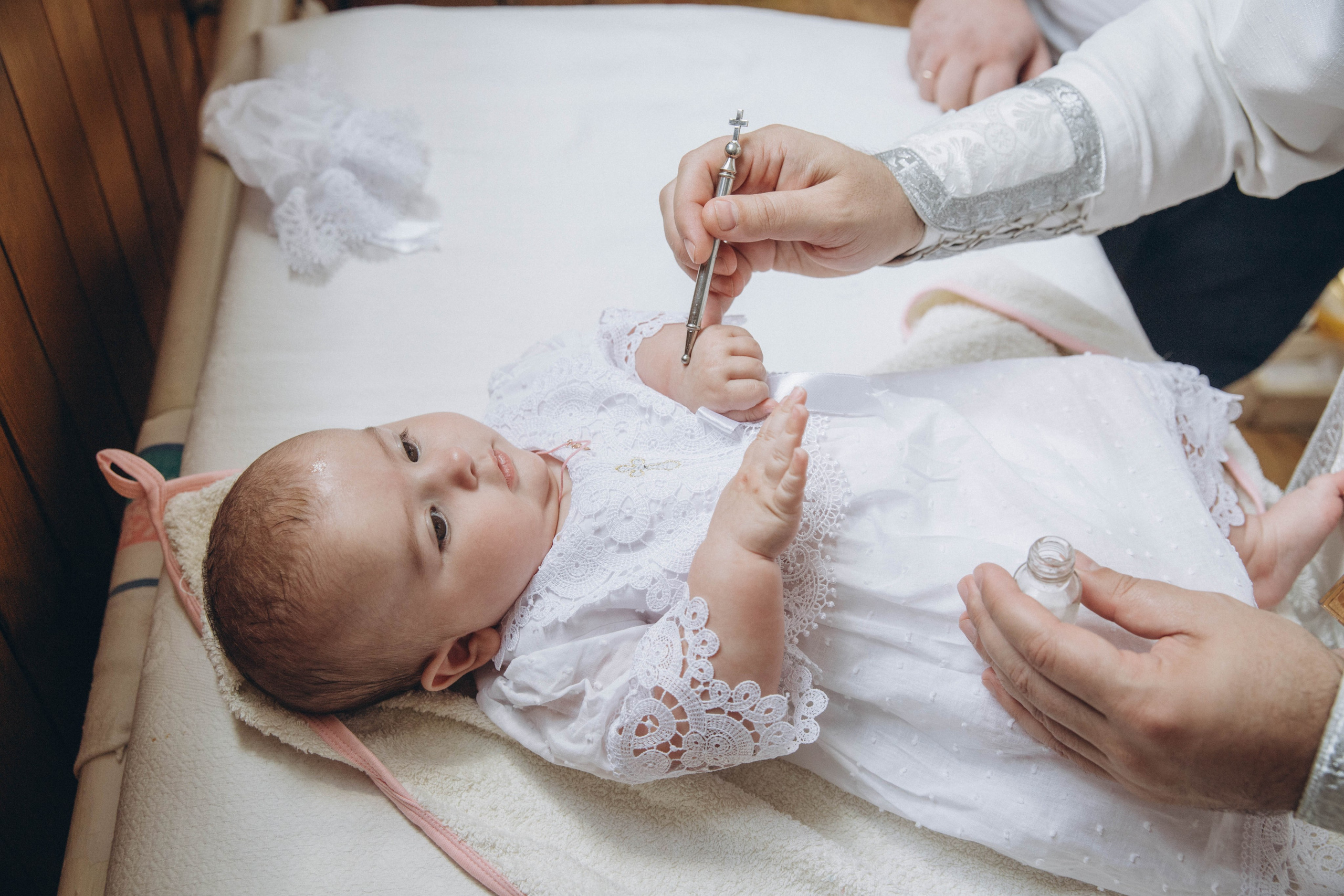 Таинство Крещения. Фотограф новорожденных в Волгограде и Волжском Карина Воробьева
