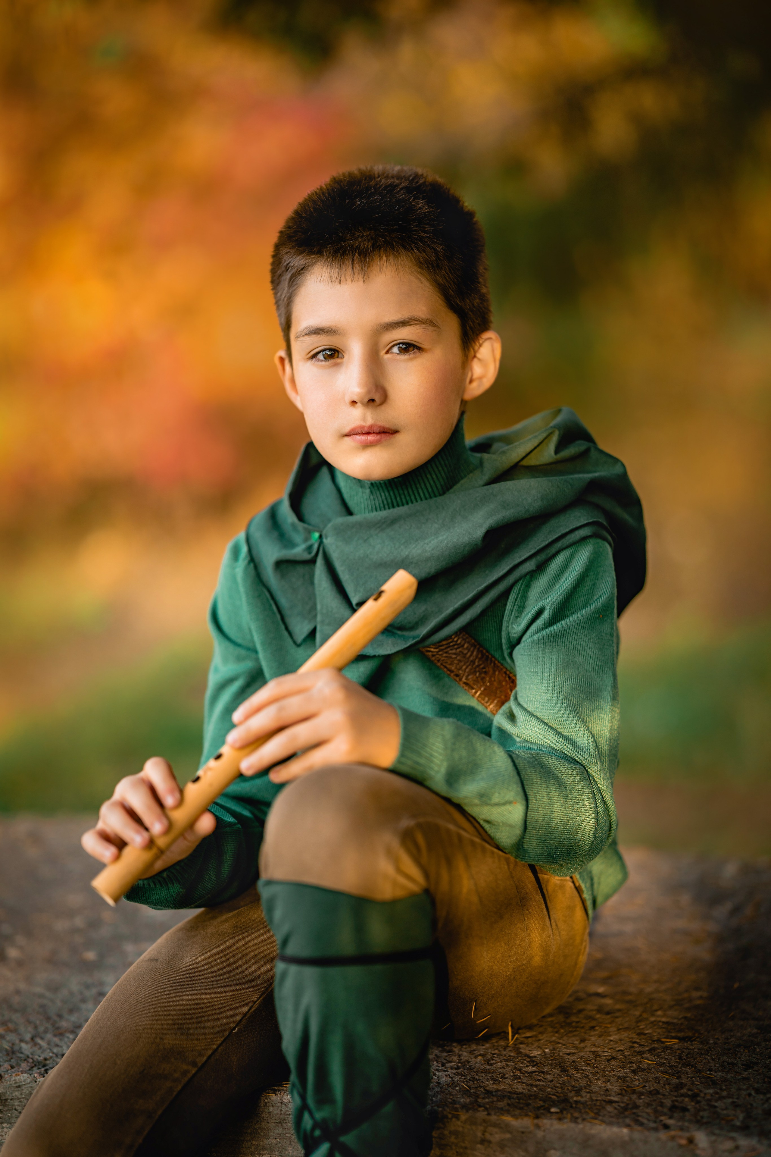 Принцесса и музыкант. Фотограф Валентина Полунина