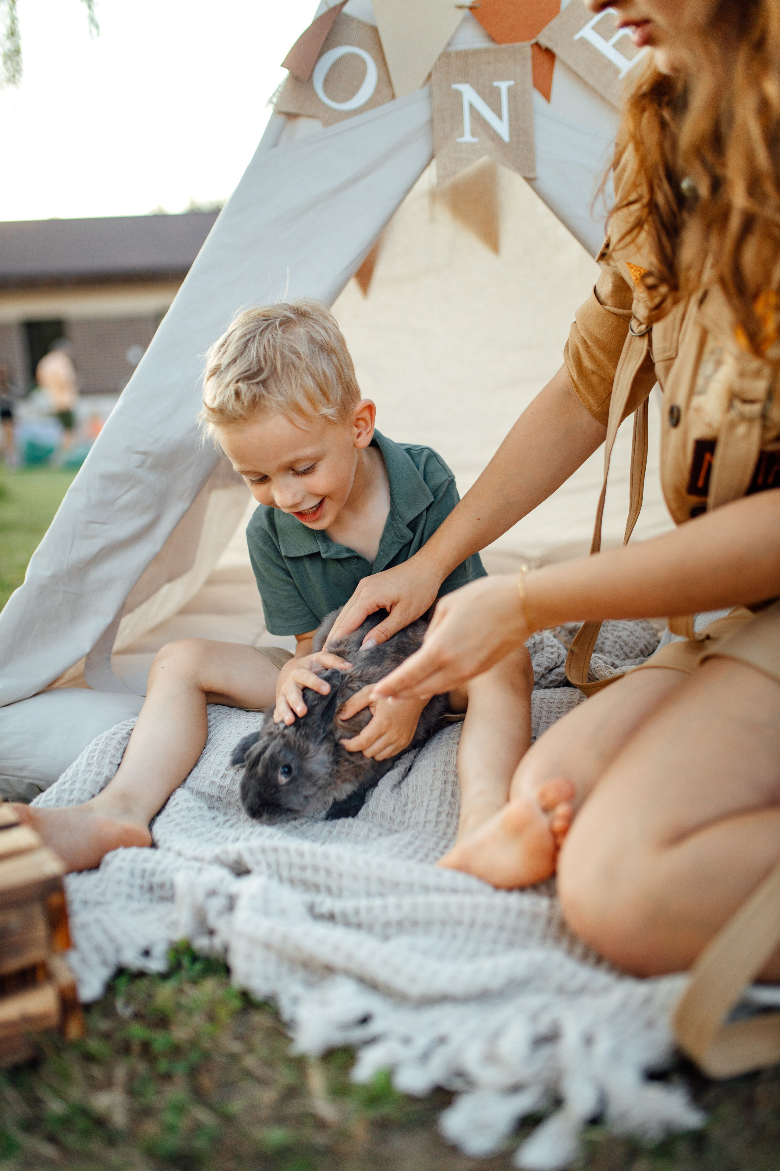 Максику 1 годик, отмечаем дома