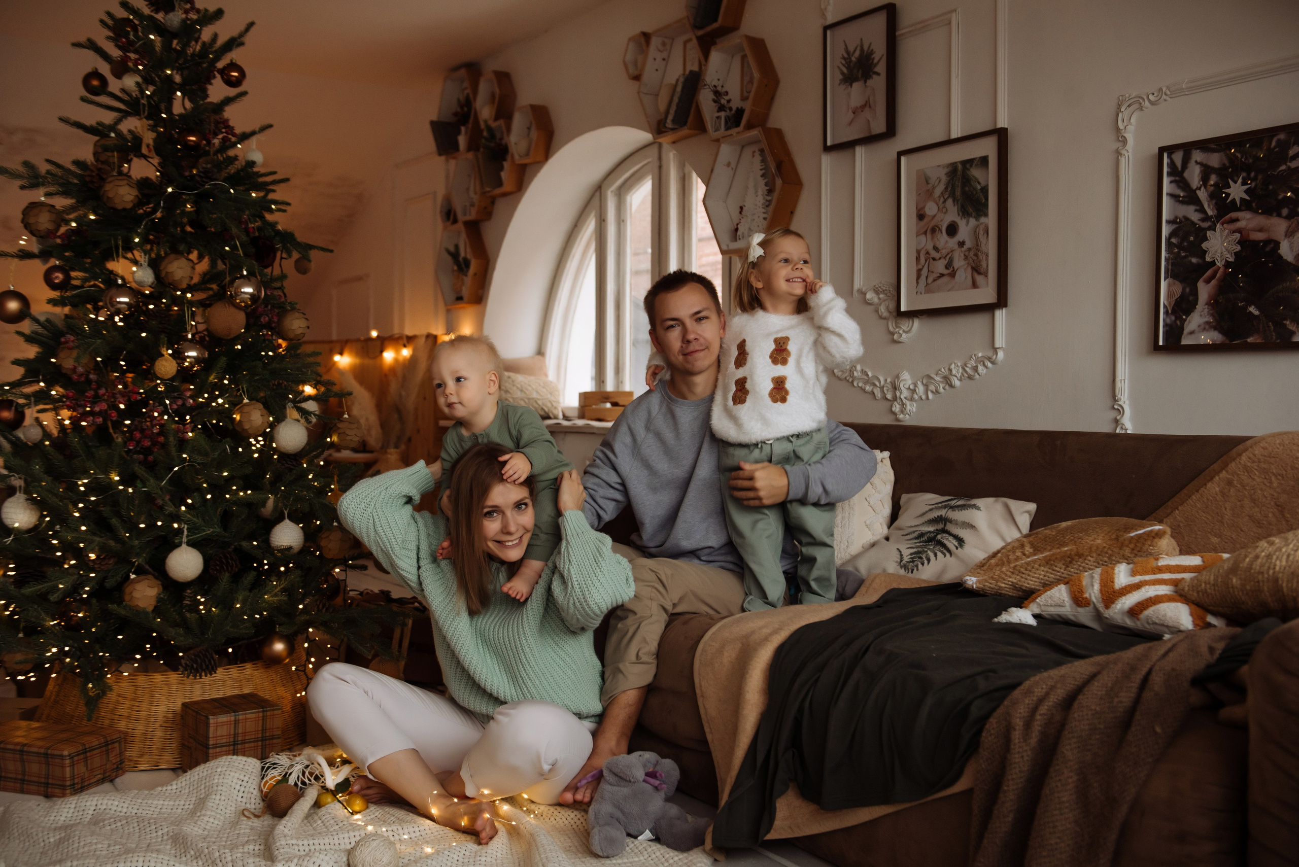 New Year Логиновы. Свадебный, портретный, фотограф беременности в Нижнем Новгороде Алина Зиновьева