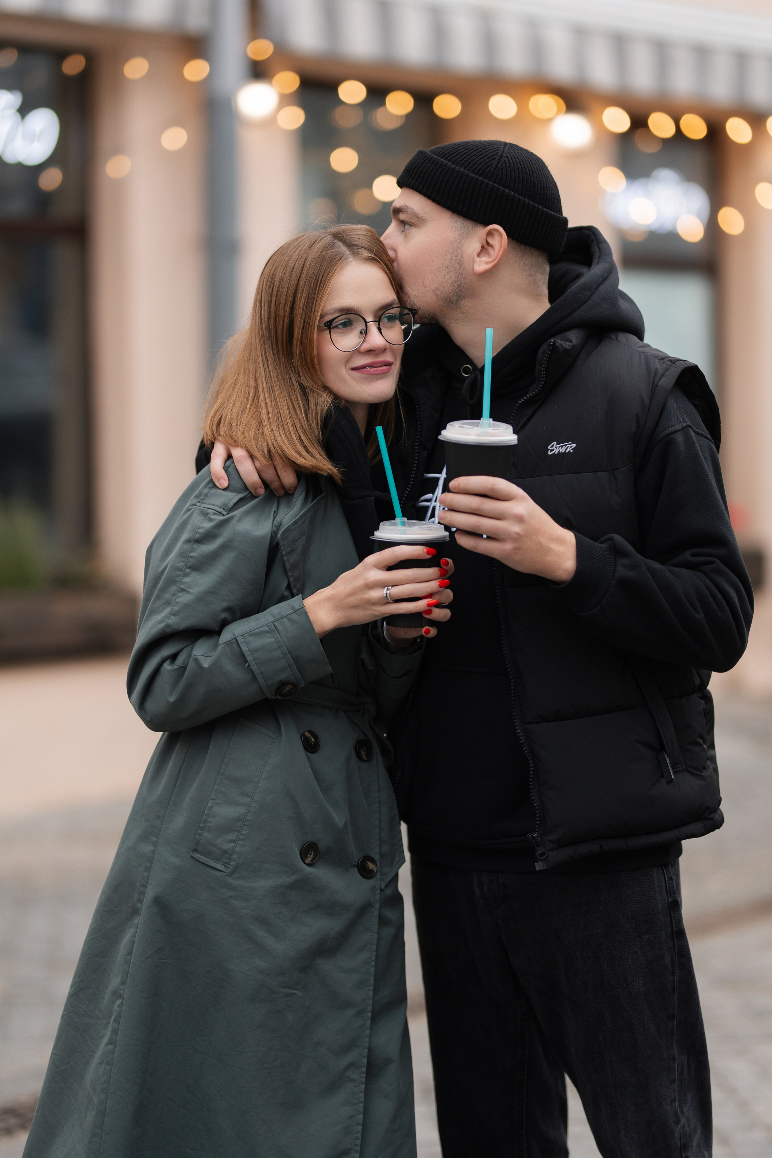 Семейная съёмка на улице