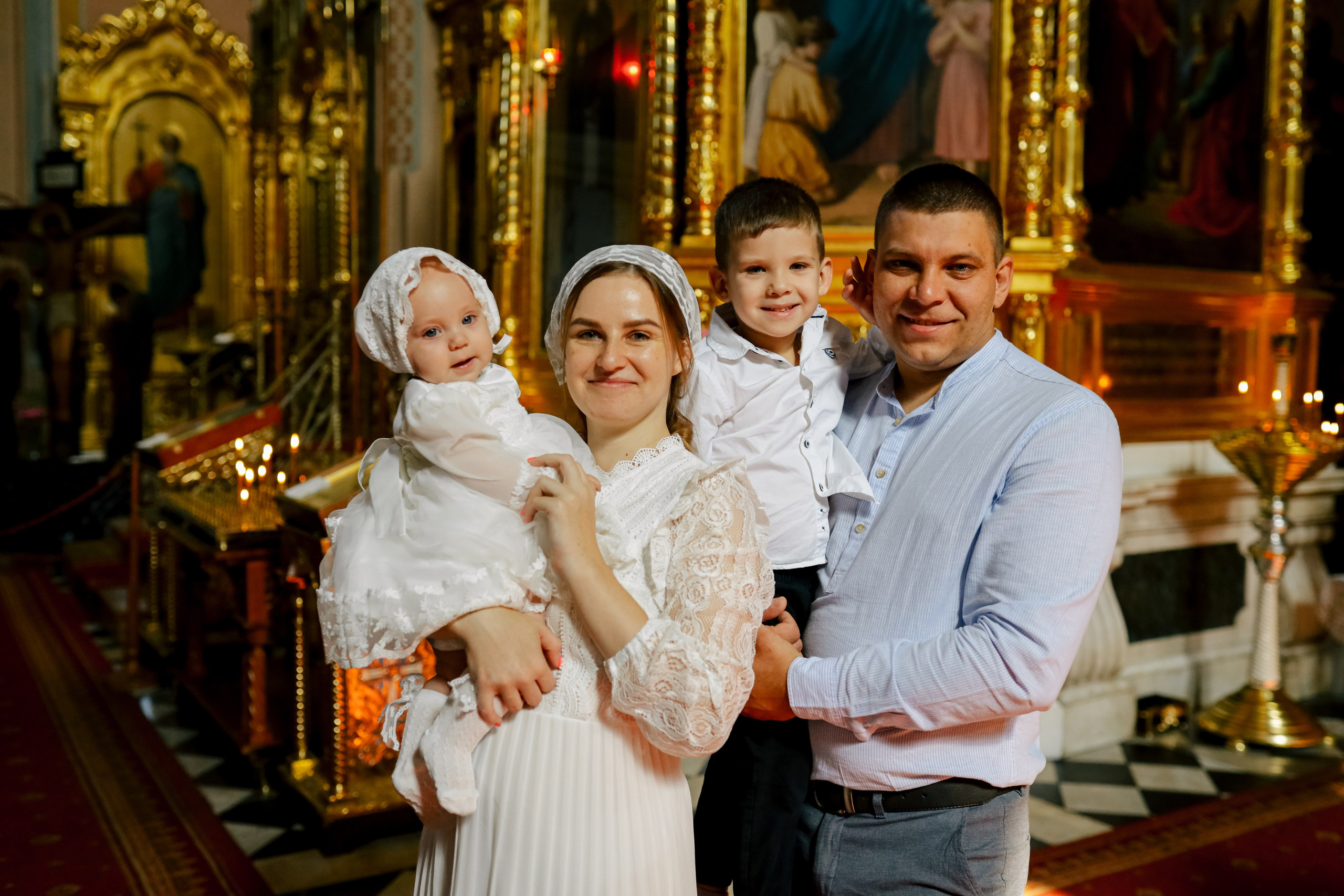 Крещение Эмилии. Свадебный и семейный фотограф в Варшаве