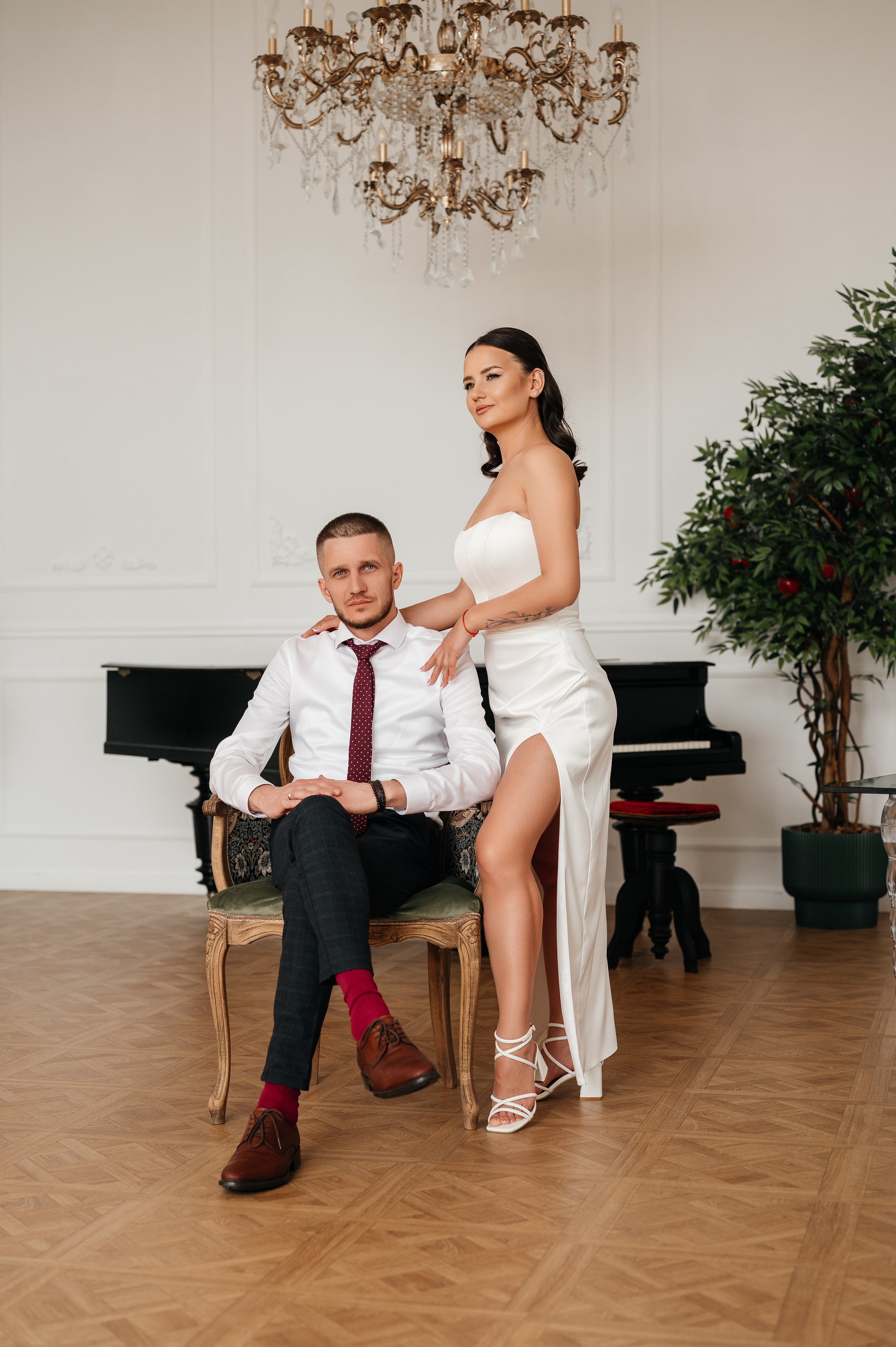 Свадебная фотосессия в студии. Свадебный и семейный фотограф в Краснодаре Алина Мельник