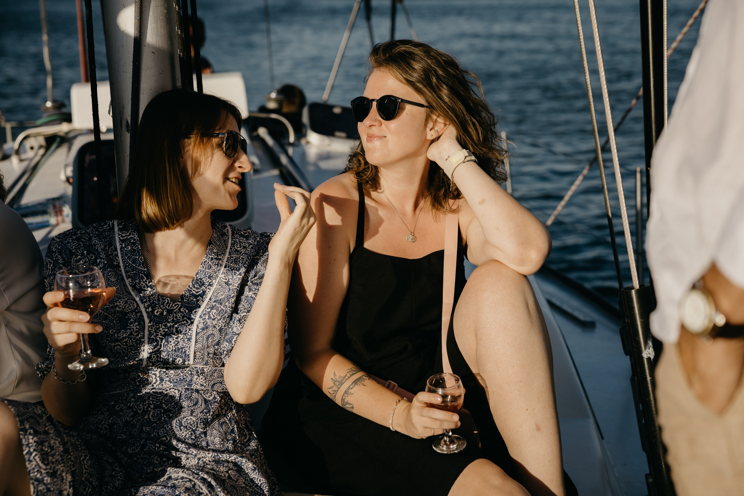 Прогулка на яхте. Фотограф Эдуарда Титанян