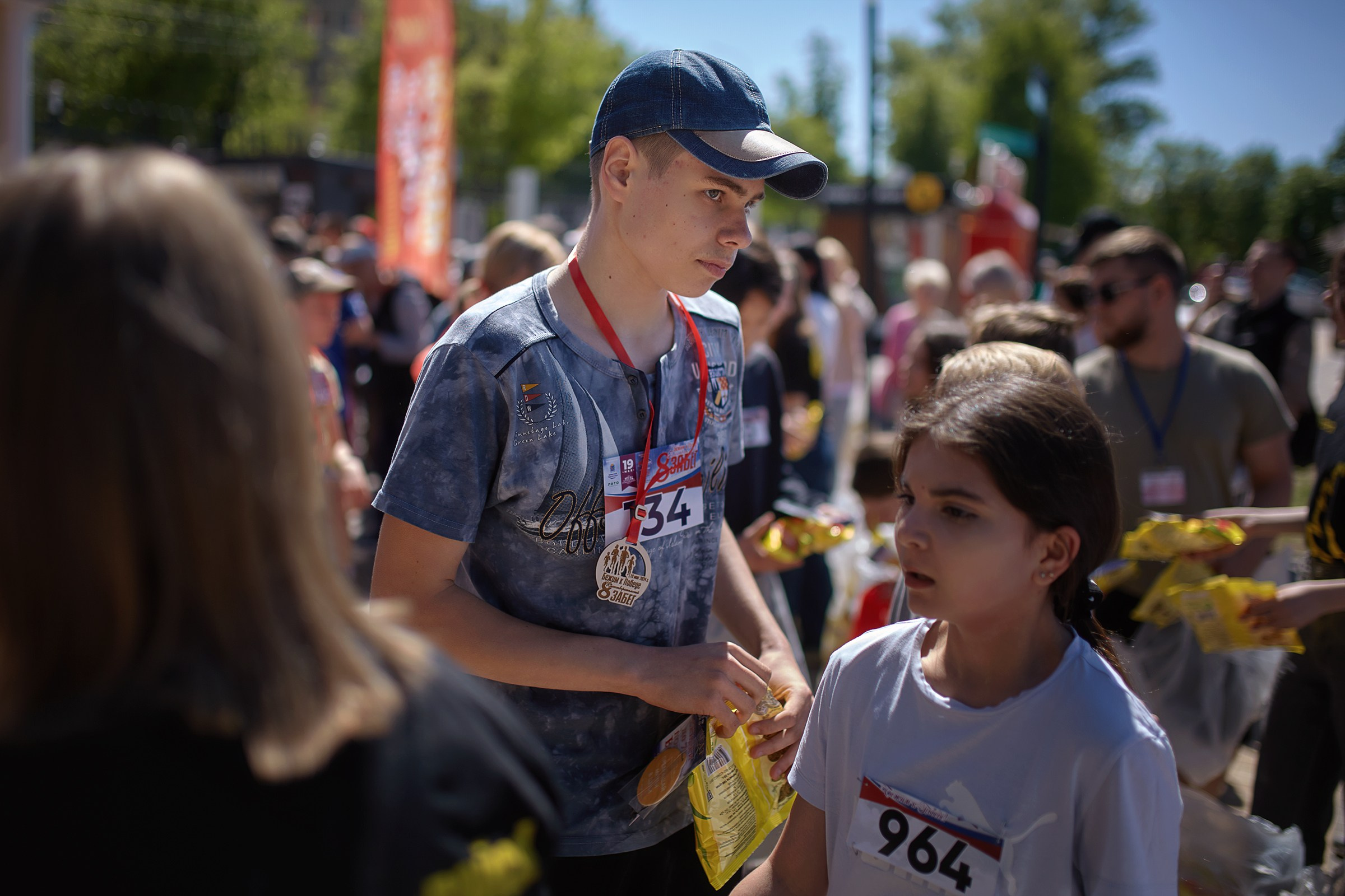 Благотворительный забег «Бежим к победе» (19.05.2024). Фотограф Роман Желтухин
