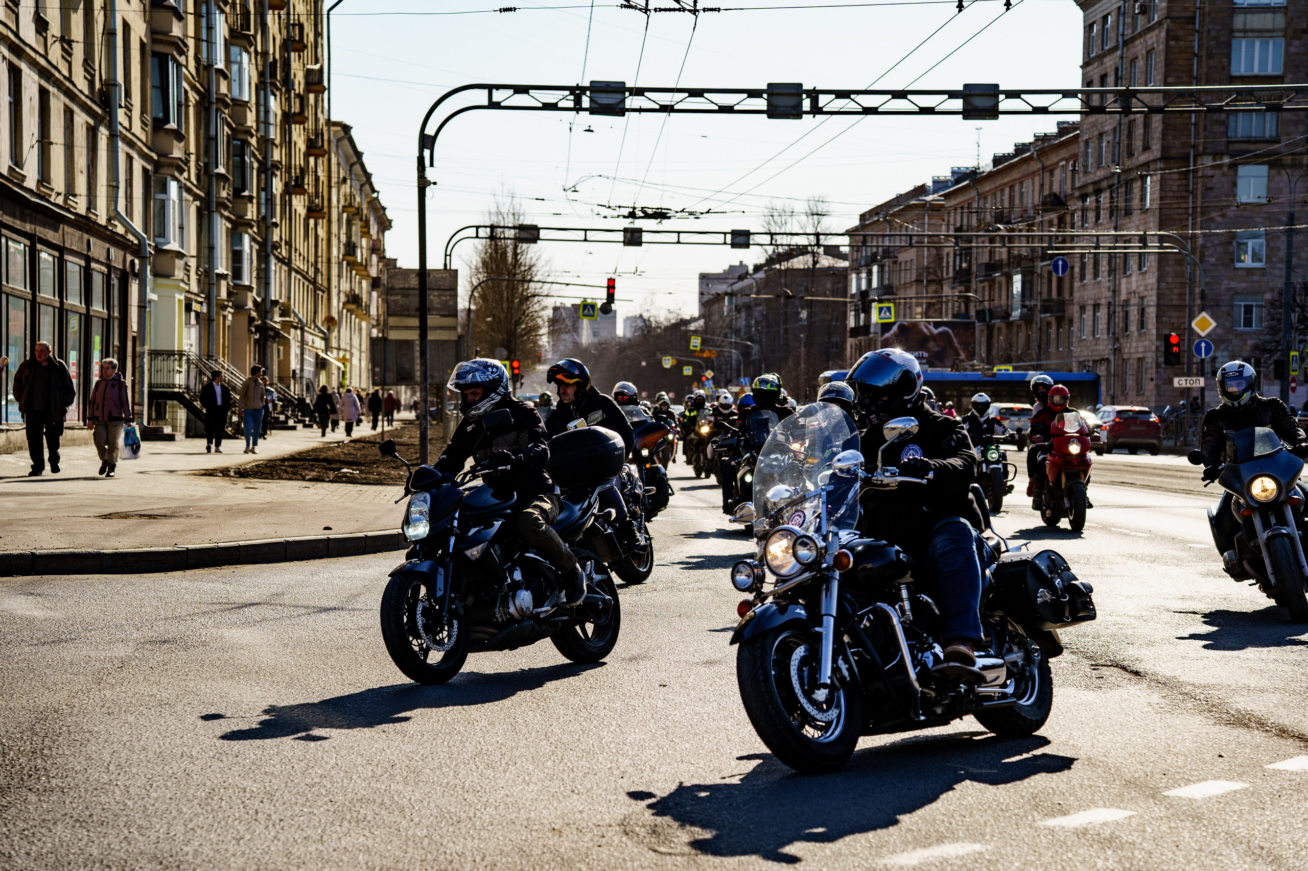Прохват мотоклуба Norman Riders ч.1. Концертный и репортажный фотограф в Санкт-Петербурге Слава Пахомов