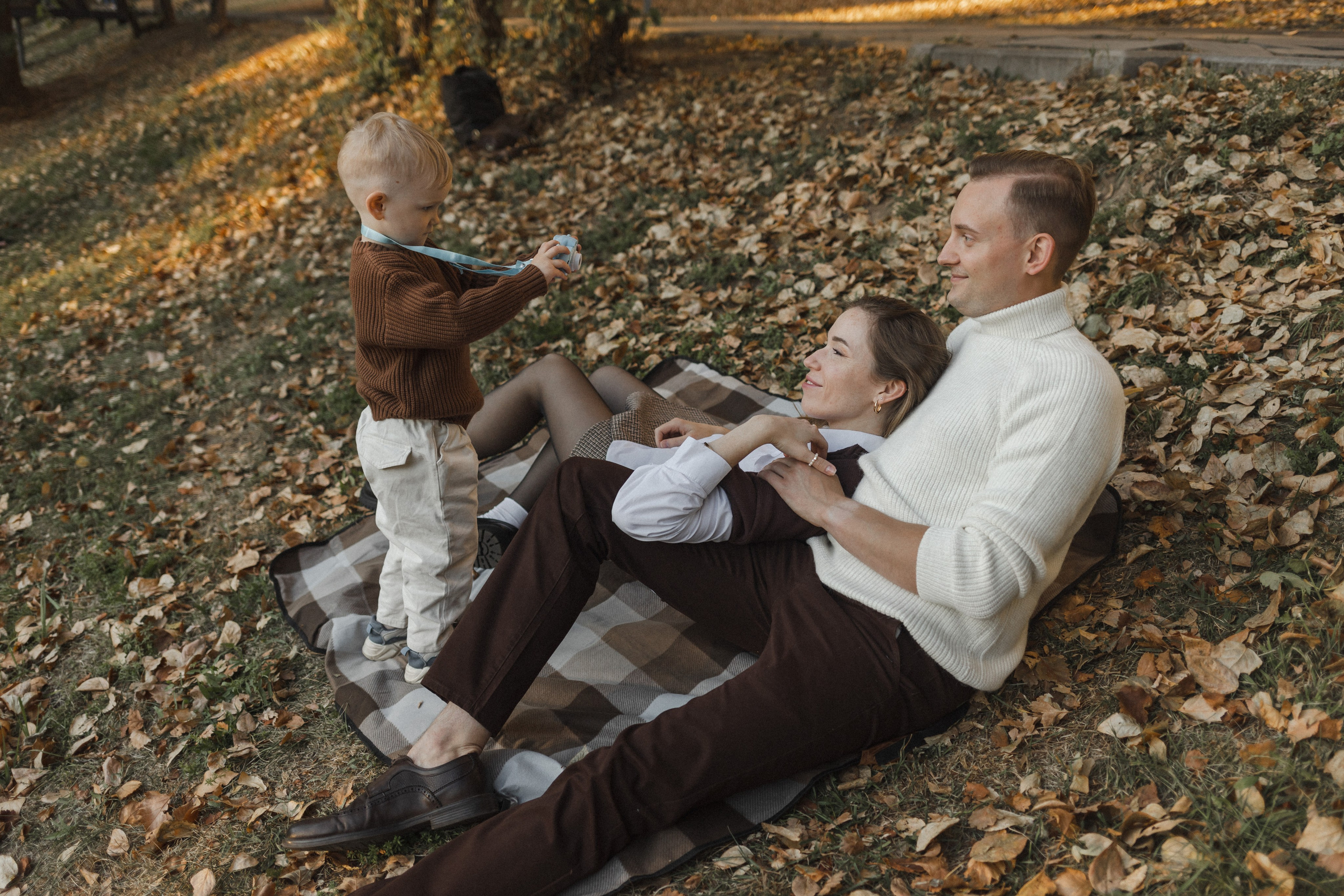 Илья, Марина и Максим. Семейный фотограф в Москве