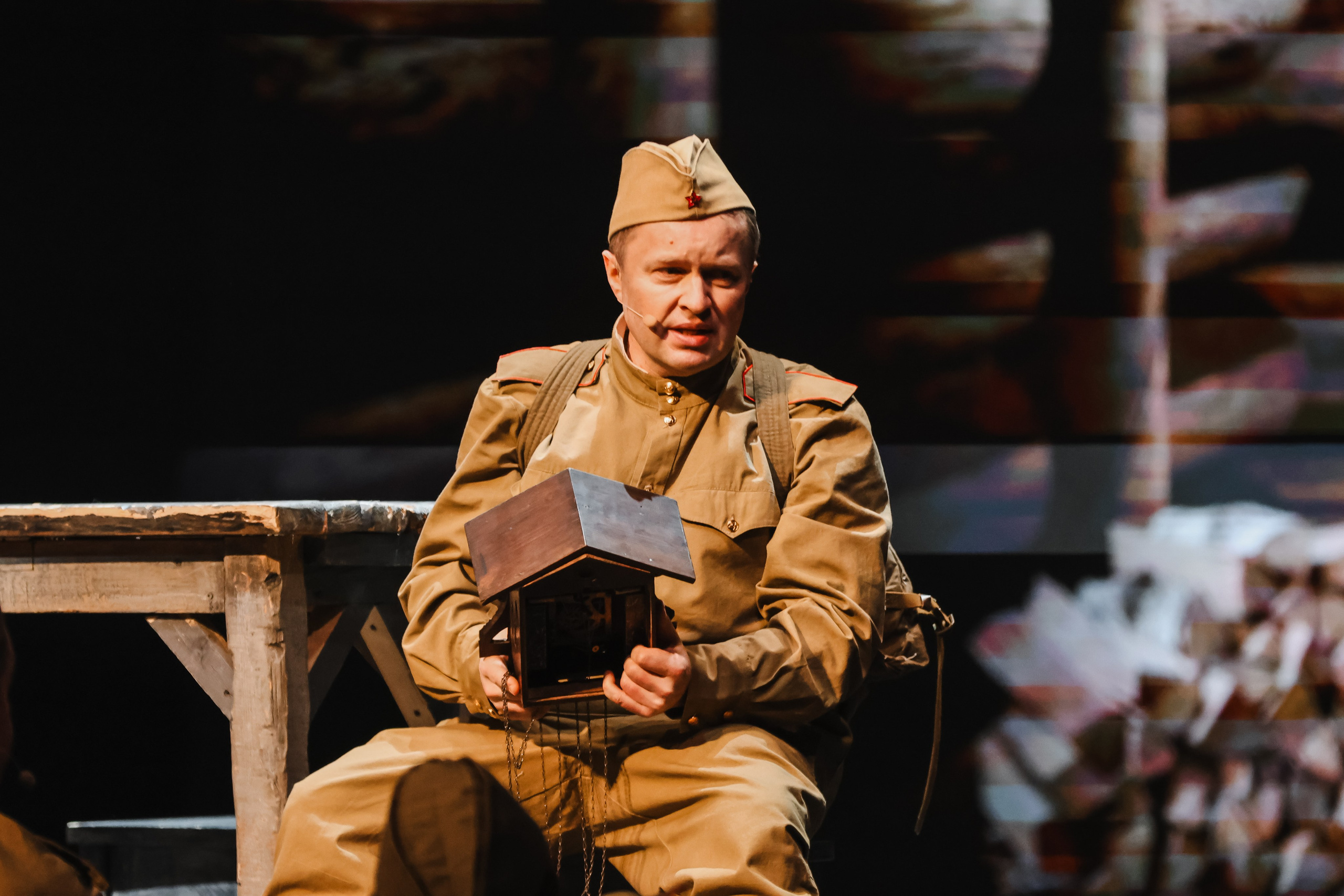 Василий Теркин, театр «Русская песня». Фотограф Ольга Махалова — Санкт-Петербург, Москва, Нижний Новгород