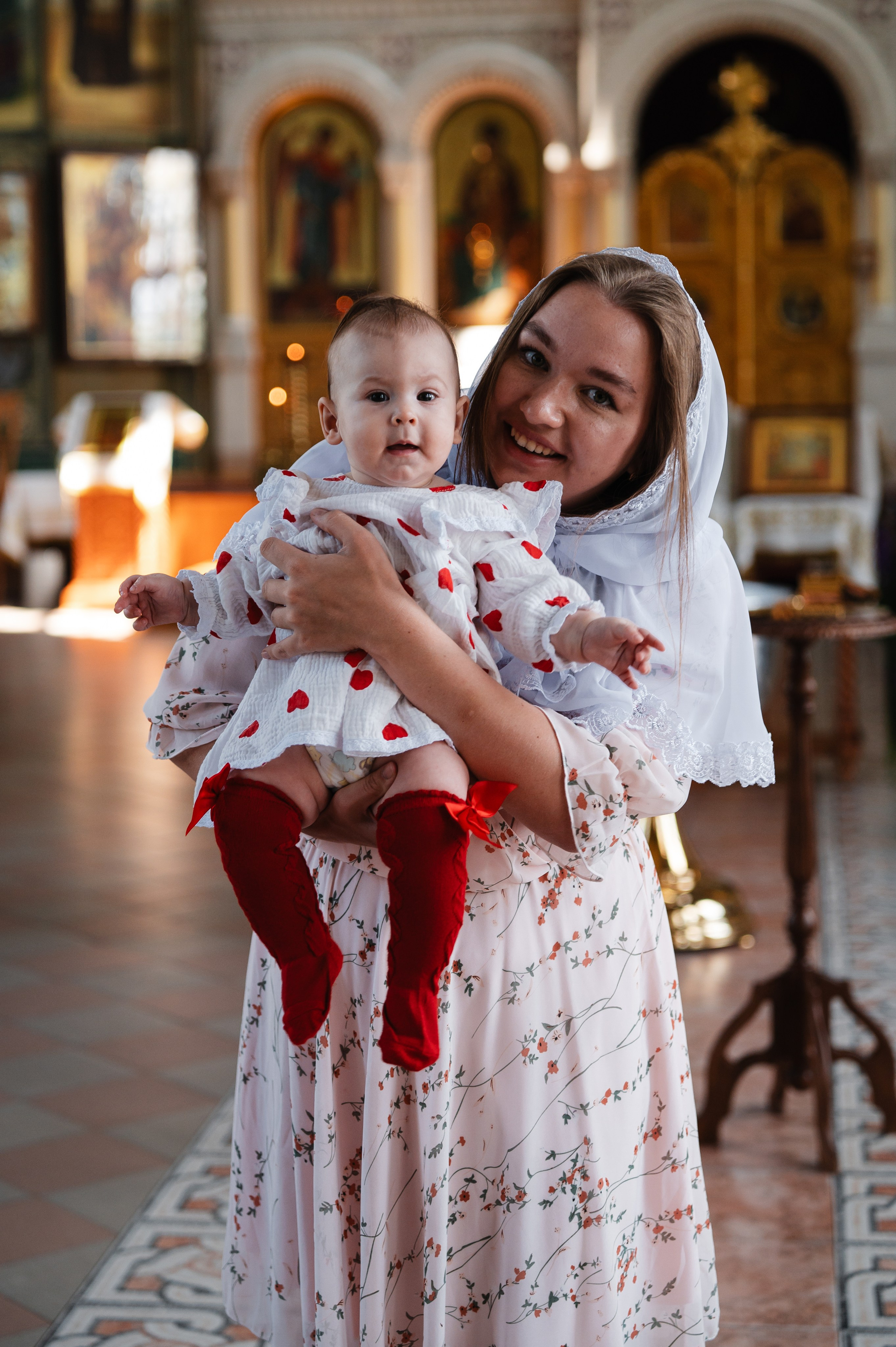 Таинство Крещения Дарьи (Храм Преполовения Пятидесятницы). Фотограф Ярута Оксана / Ростов-на-Дону