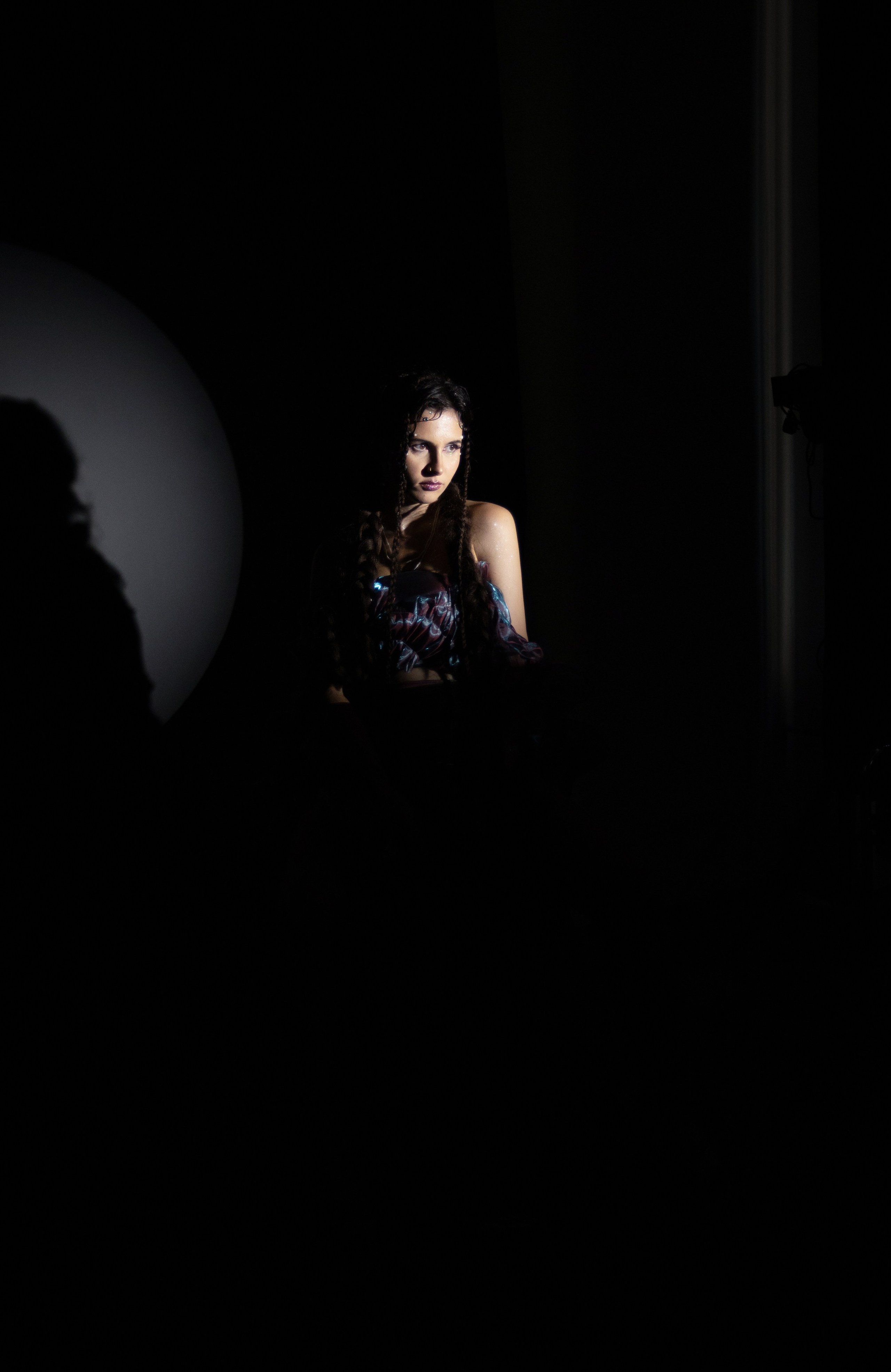 Backstage of the music video. Magic photos