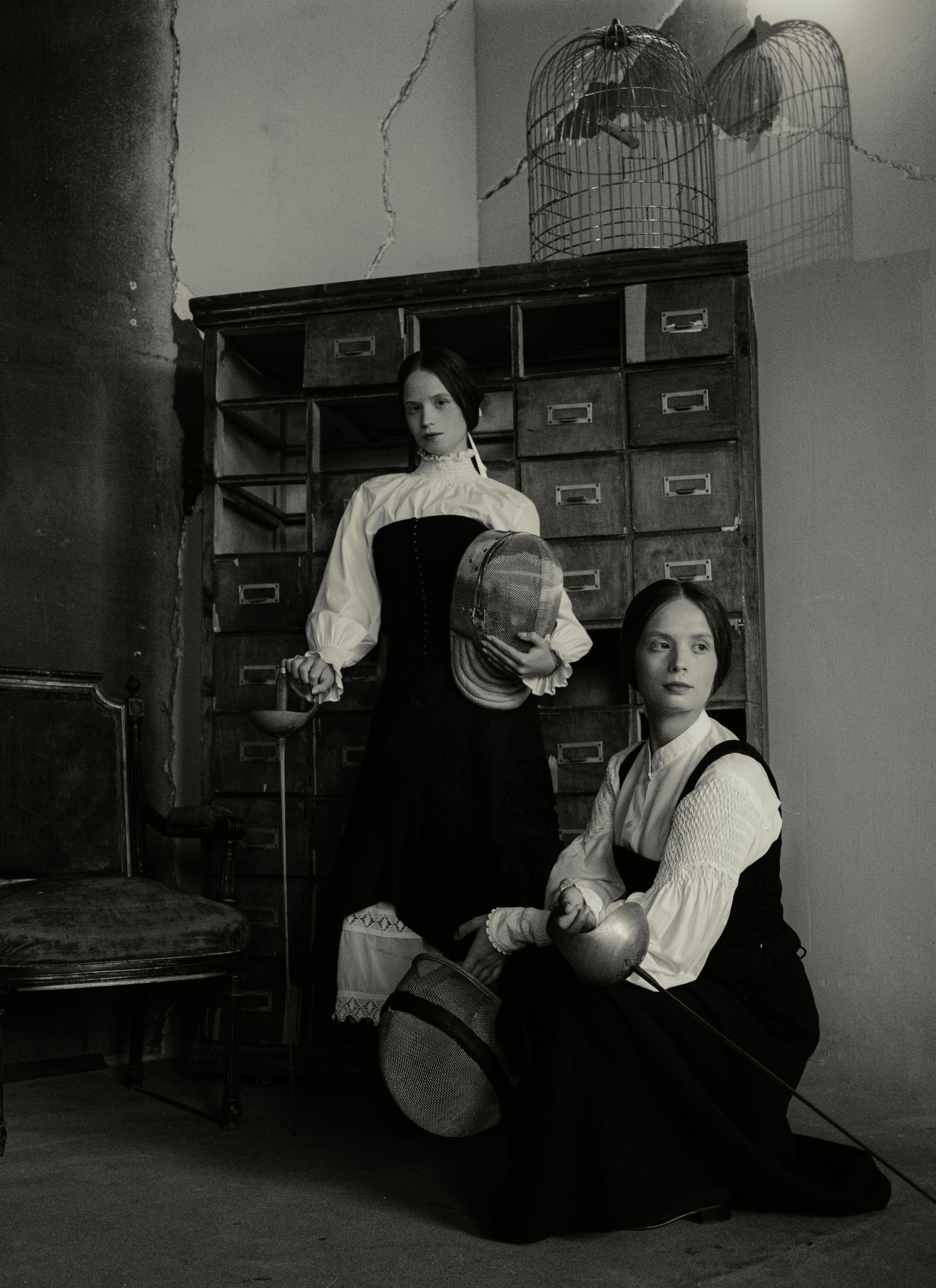 Fencers. Фотограф и Стилист в Санкт-Петербурге Алеся Хомиченок и Игорь Гарин