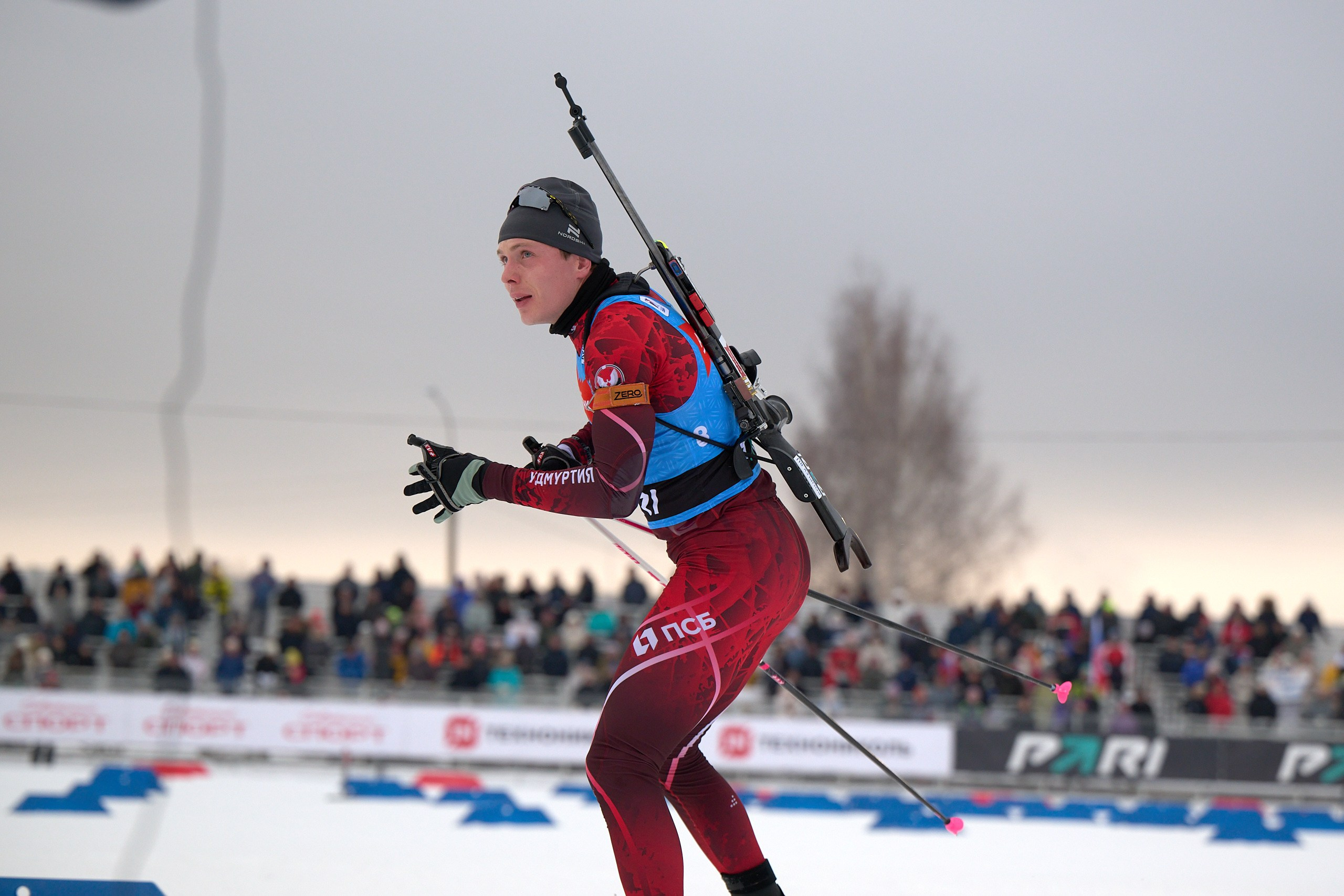 Биатлон. Чемпионат России — 2024/2025, 3-й этап, Ижевск. Ижевская винтовка. Спортивный репортажный фотограф в Ижевске Сергей Мерзляков