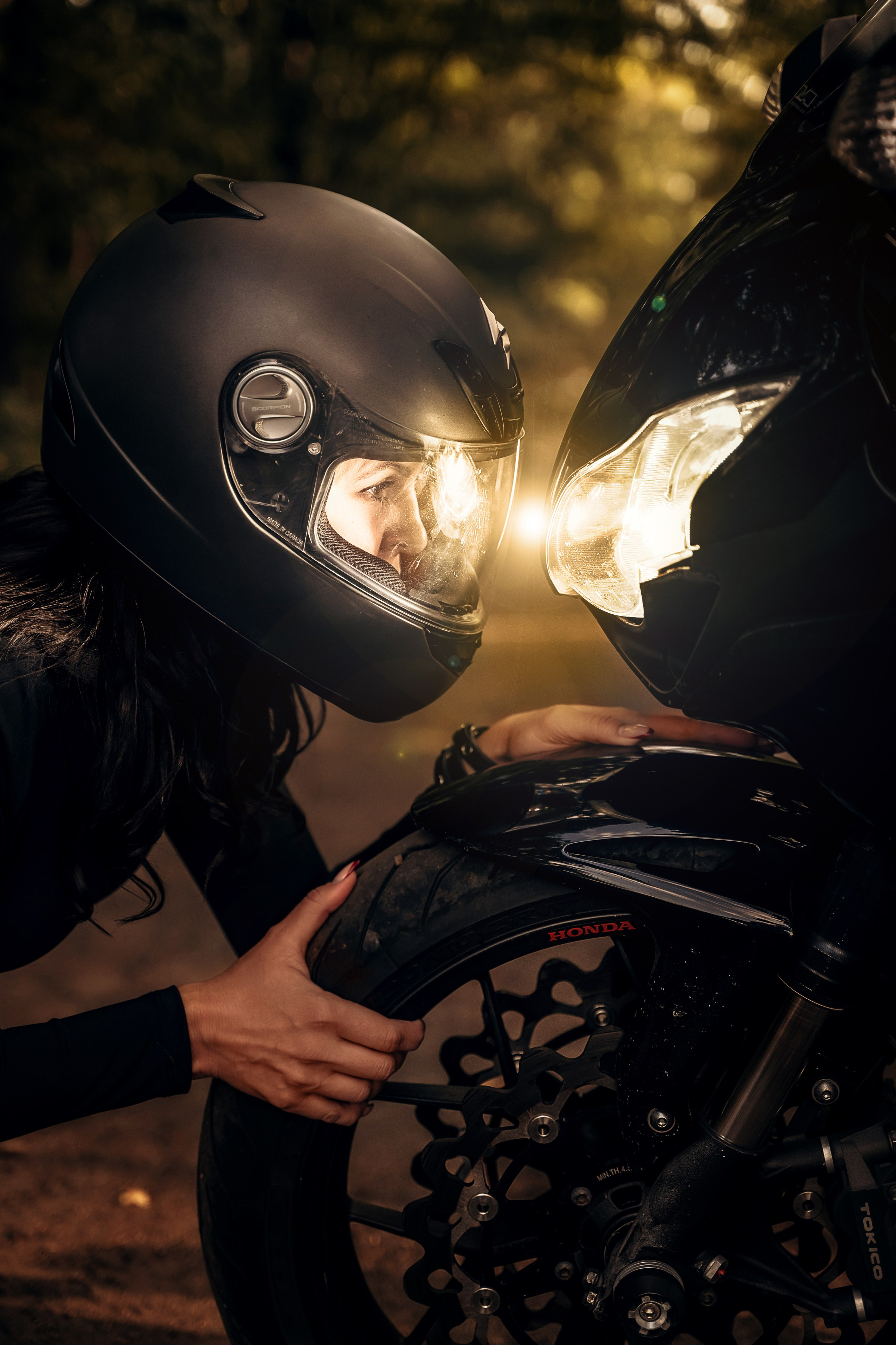 Марина, Фотосессия с байком. Семейный фотограф в Белгороде Амелина Алина