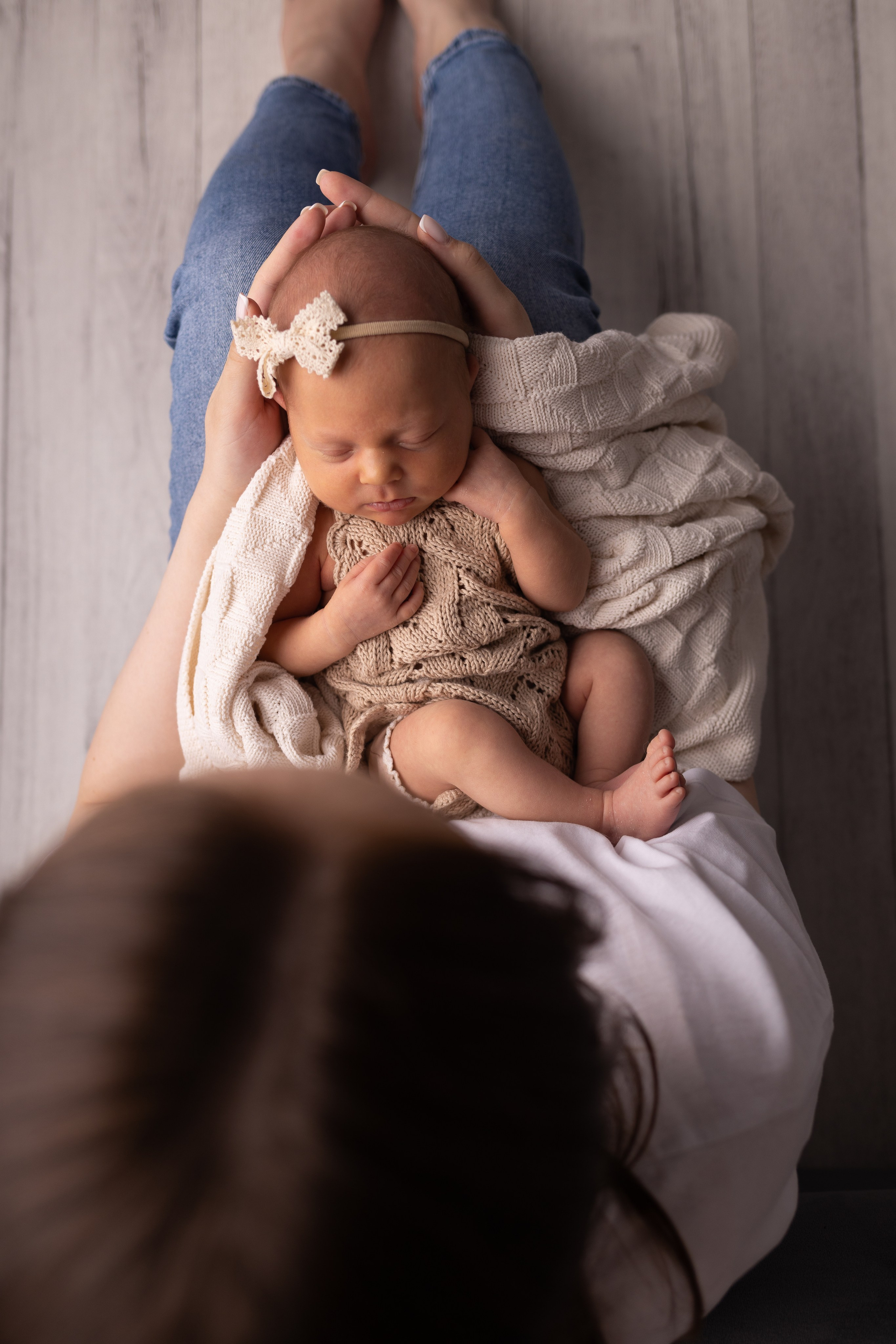 Newborn съемка в стиле Лайф. Фотограф новорожденных малышей в Омске и Омской области Эльвира Камаева