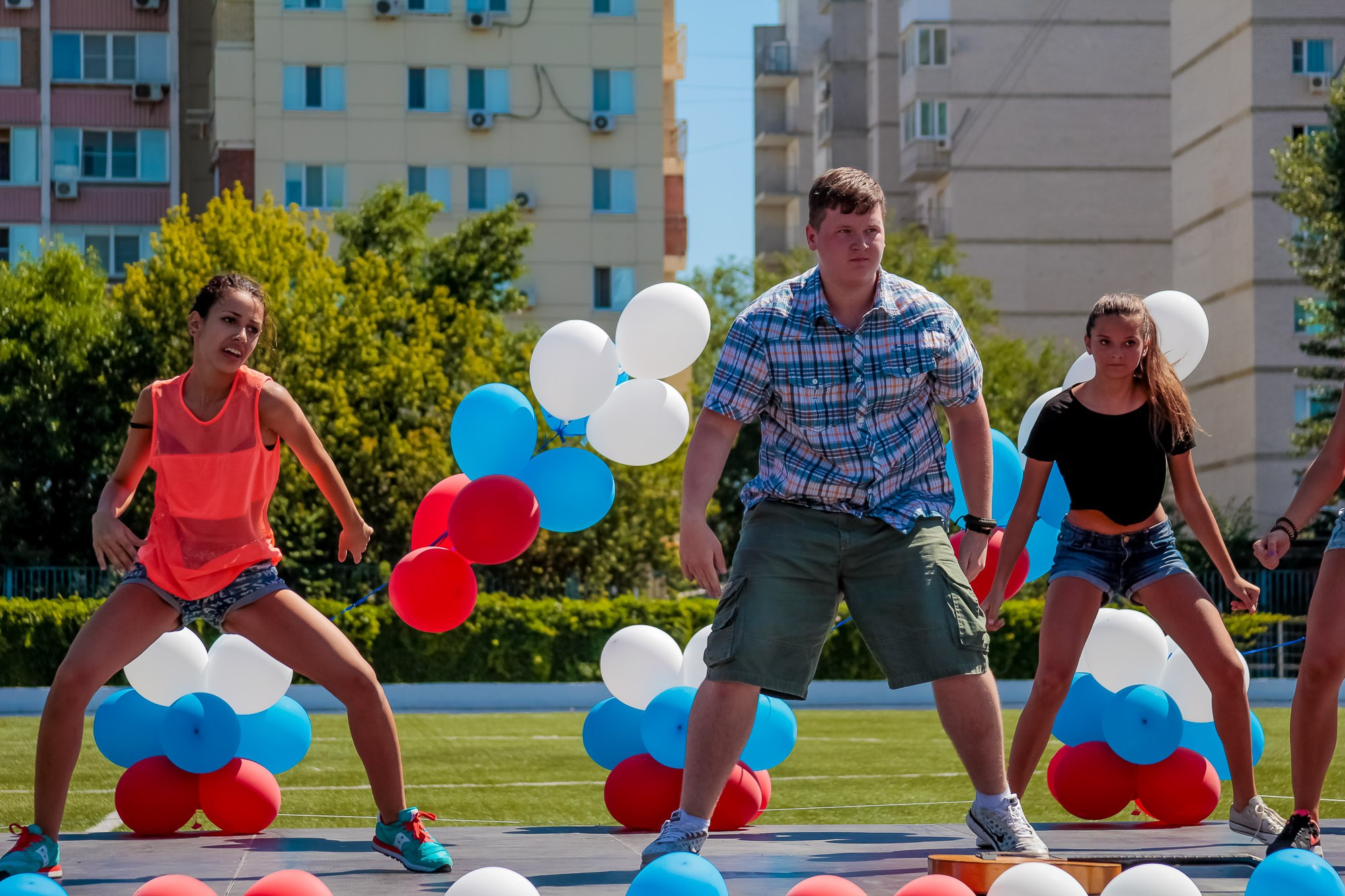 День Физкульт. Максим Матвийченко и Виктория Басова профессионалы своего дела