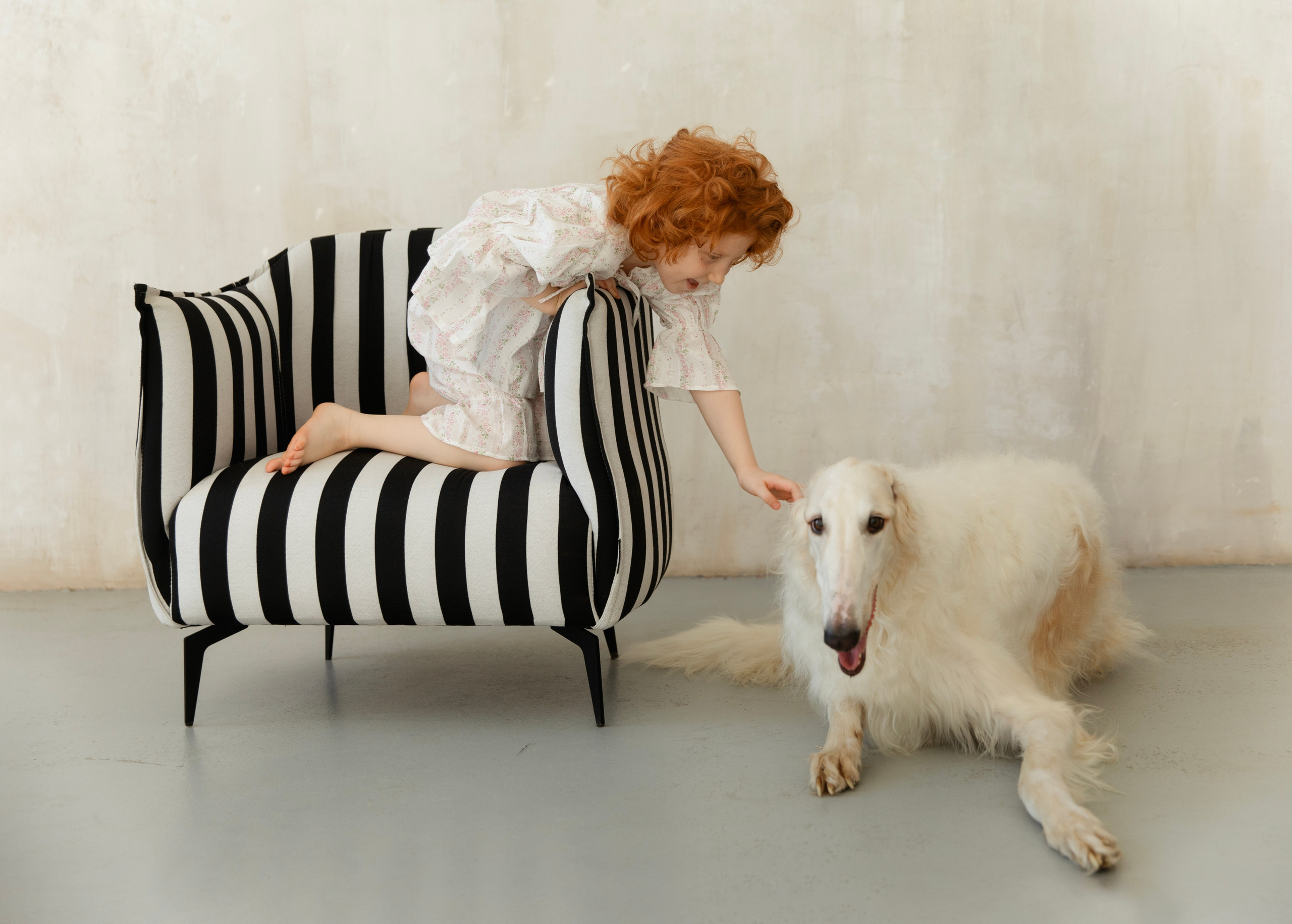 Фотосессия Софа и огромная борзая. Фотограф новорожденных, детский фотограф  Москва.Семейная съемка Москва. Семенова Анна