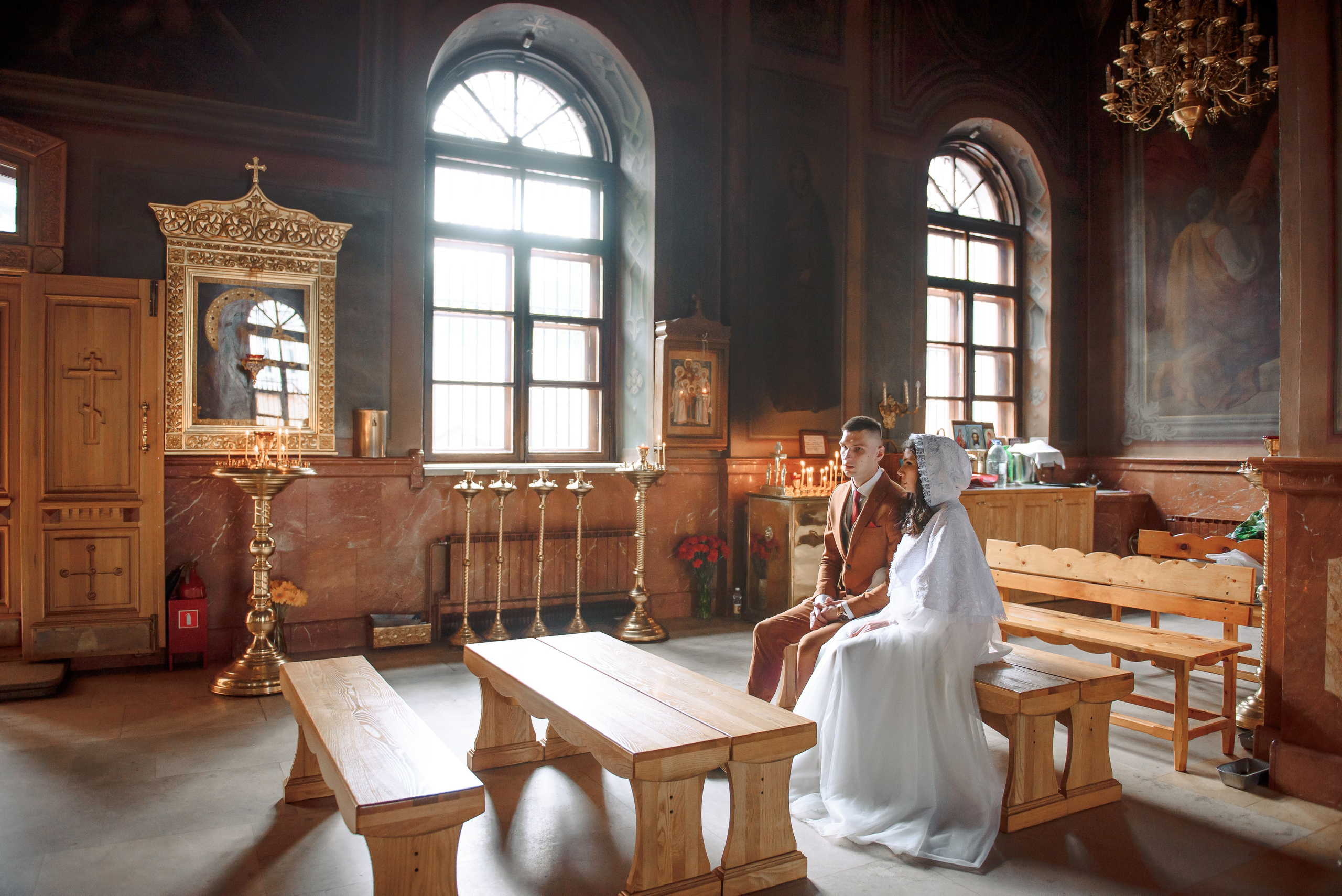 Венчание в Храме Бориса и Глеба в Дегунино. Свадебный и семейный фотограф в Москве Юлия Винник