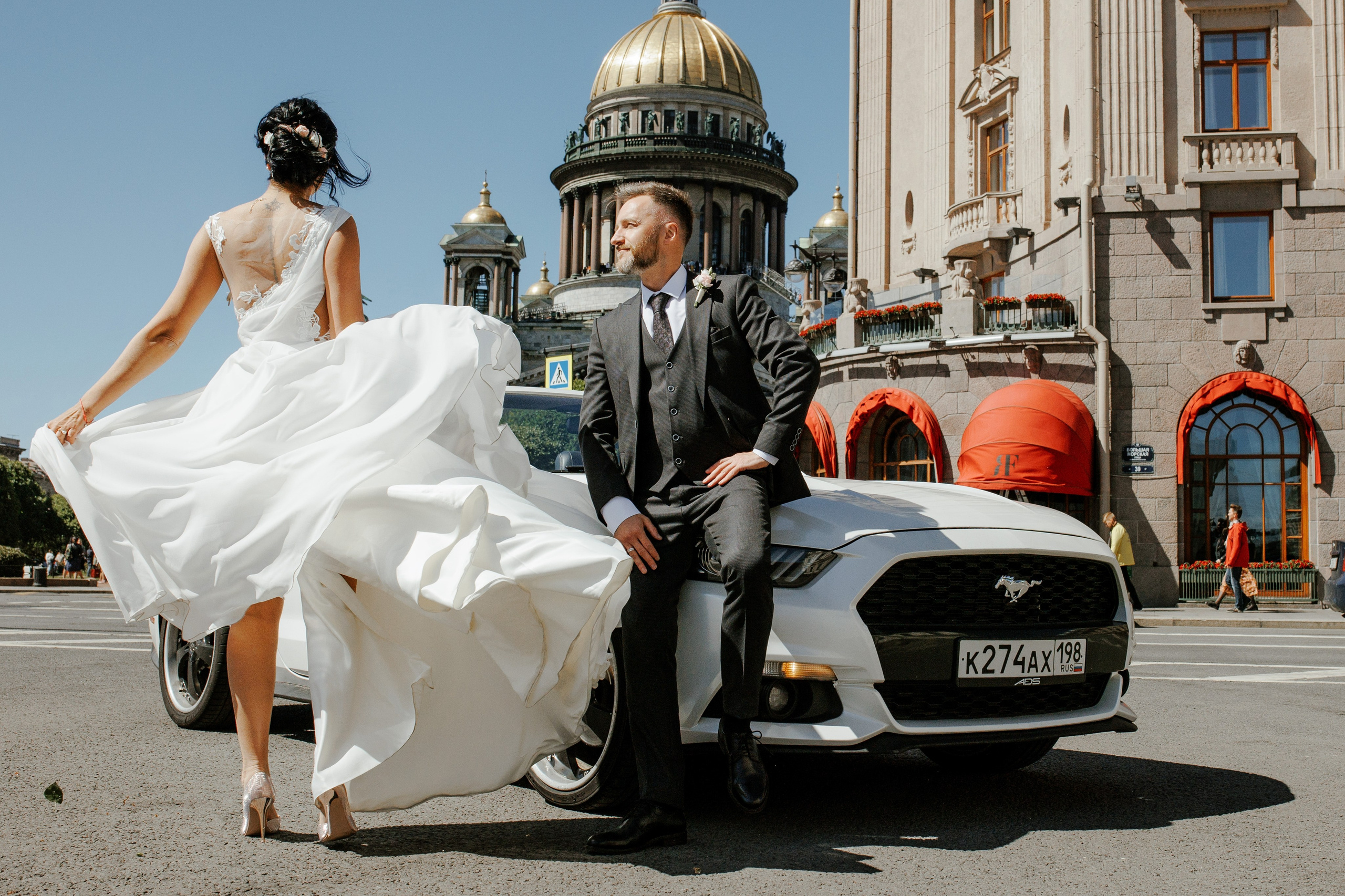 Свадьба в Питере весной. Свадебный фотограф СПБ