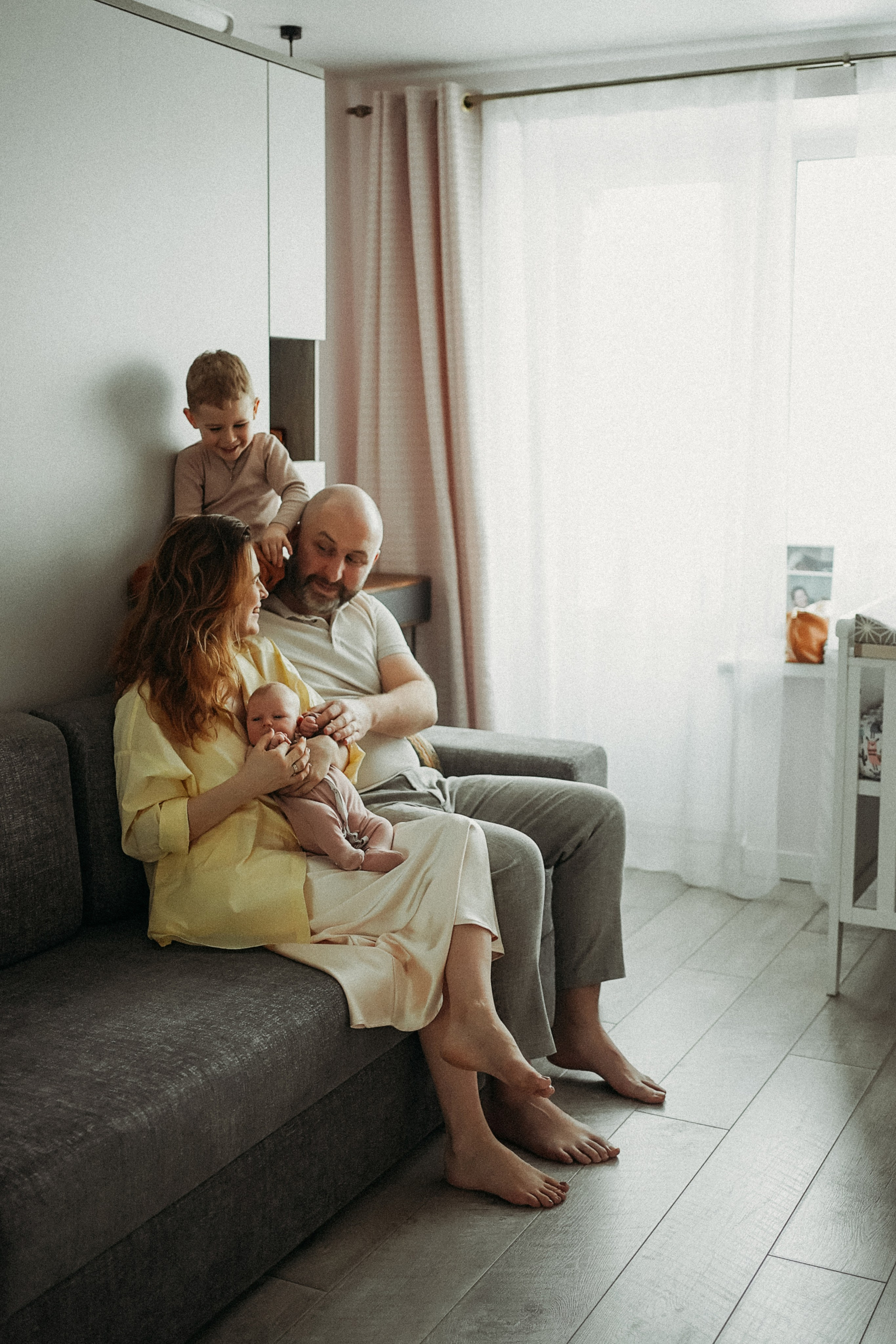 Елена, Андрей и малыши. Фотограф Наталья Колганова