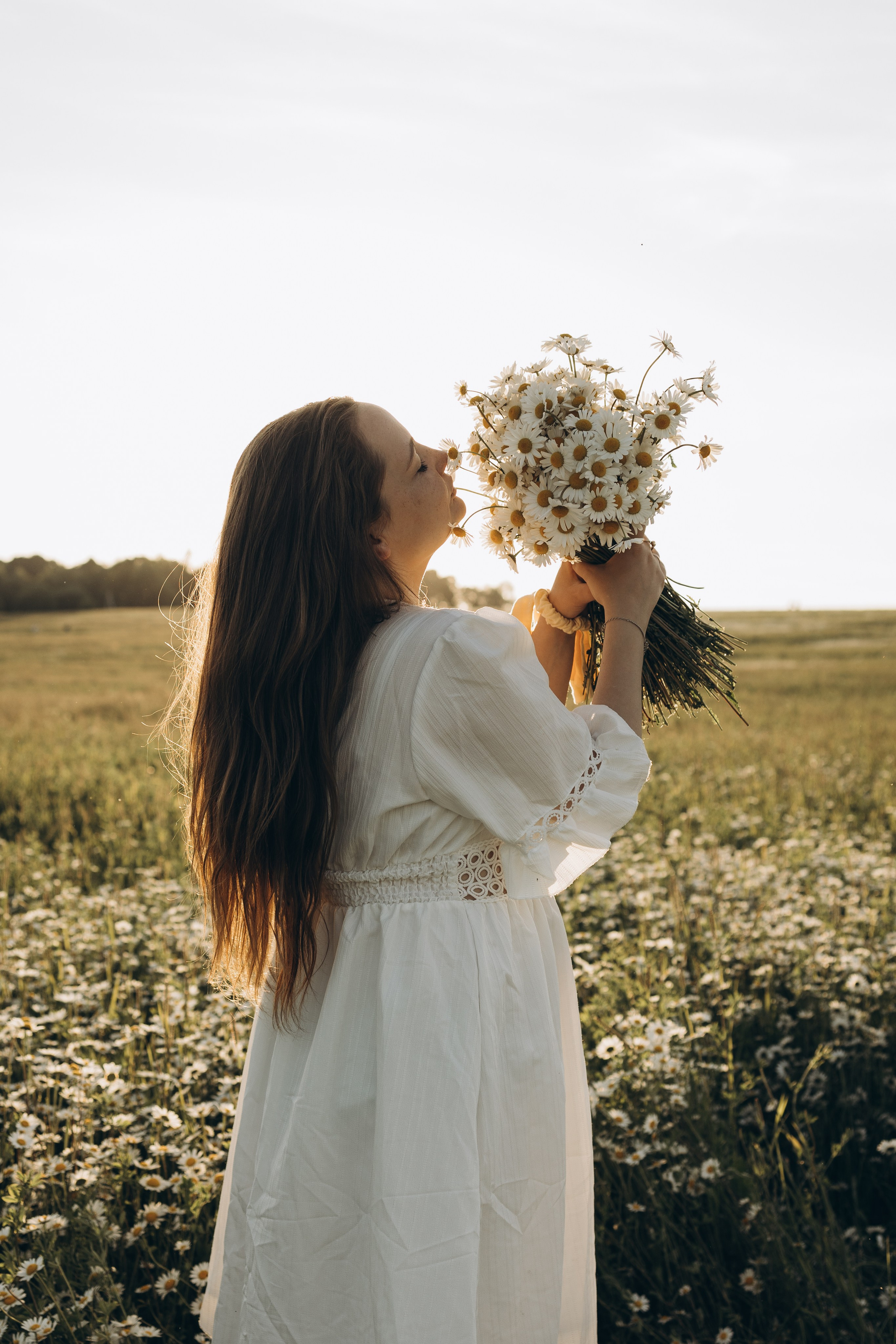 Маша и ромашки. Семейный фотограф в Москве Виктория Ястребинская