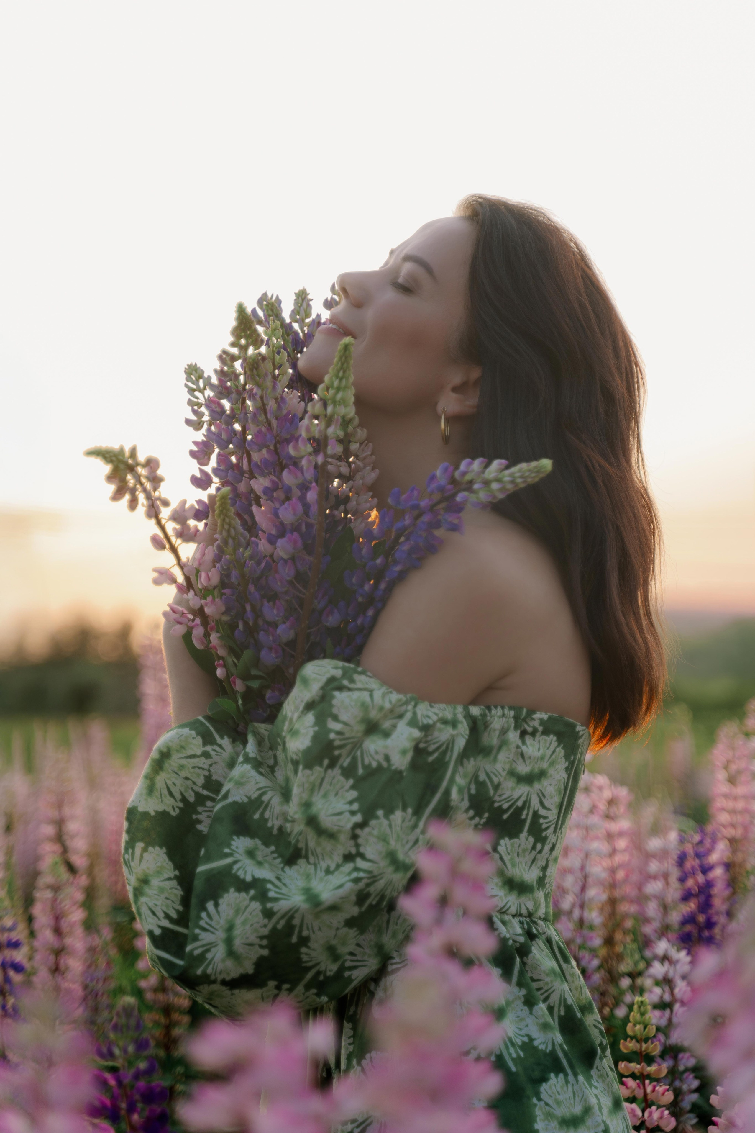Наташа и люпины. Фотограф и видеограф в Москве и Абу Даби Мария Кулагина