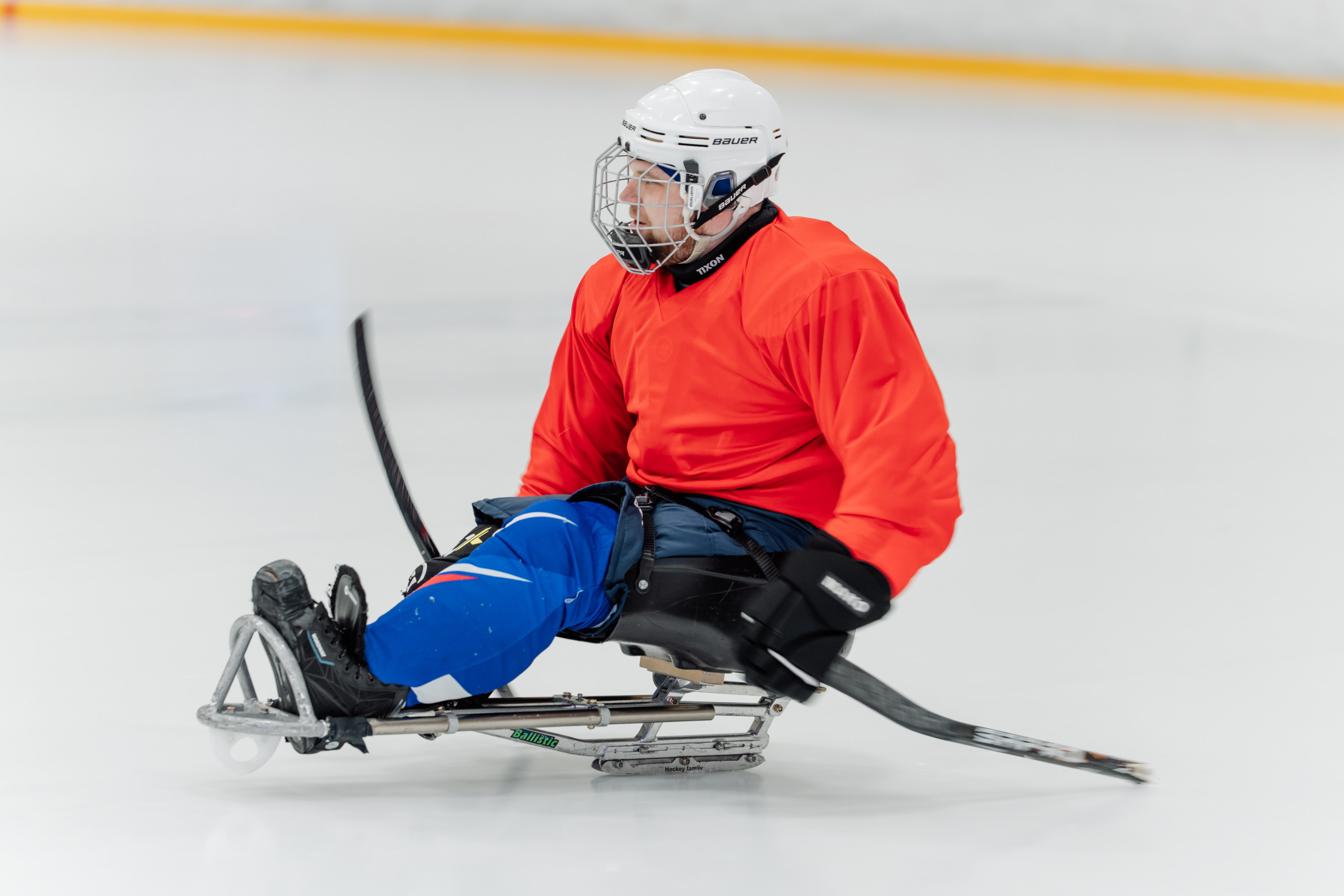 Игра в следж хоккей приуроченная 23.02.26 в арене Сталкер
