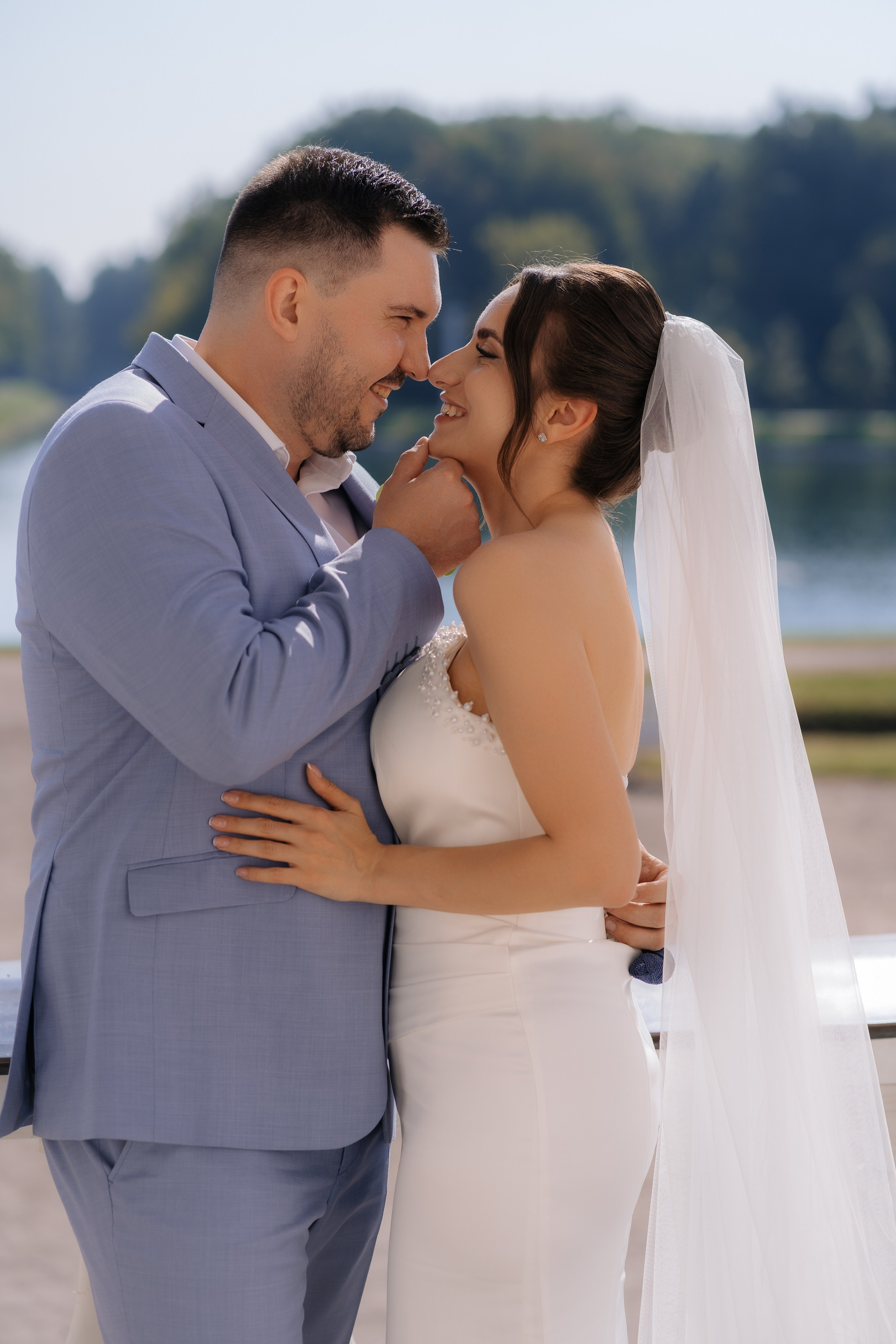 Свадебная фотосессия в Москве, парк Кусково. Свадебный фотограф в Москве Анна Полушина